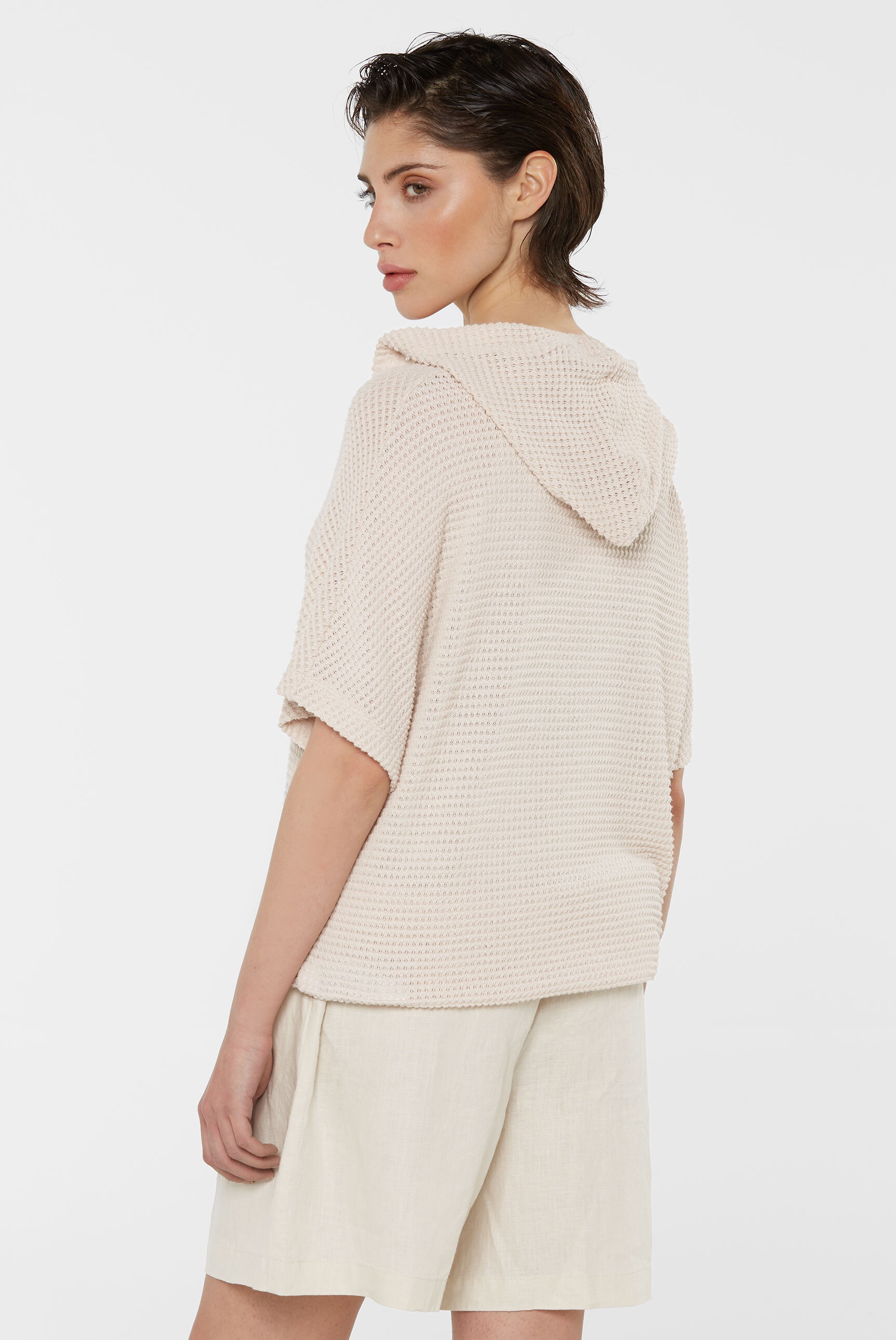SENSES.THE LABEL Kapuzenpullover, mit überschnittenen Schultern