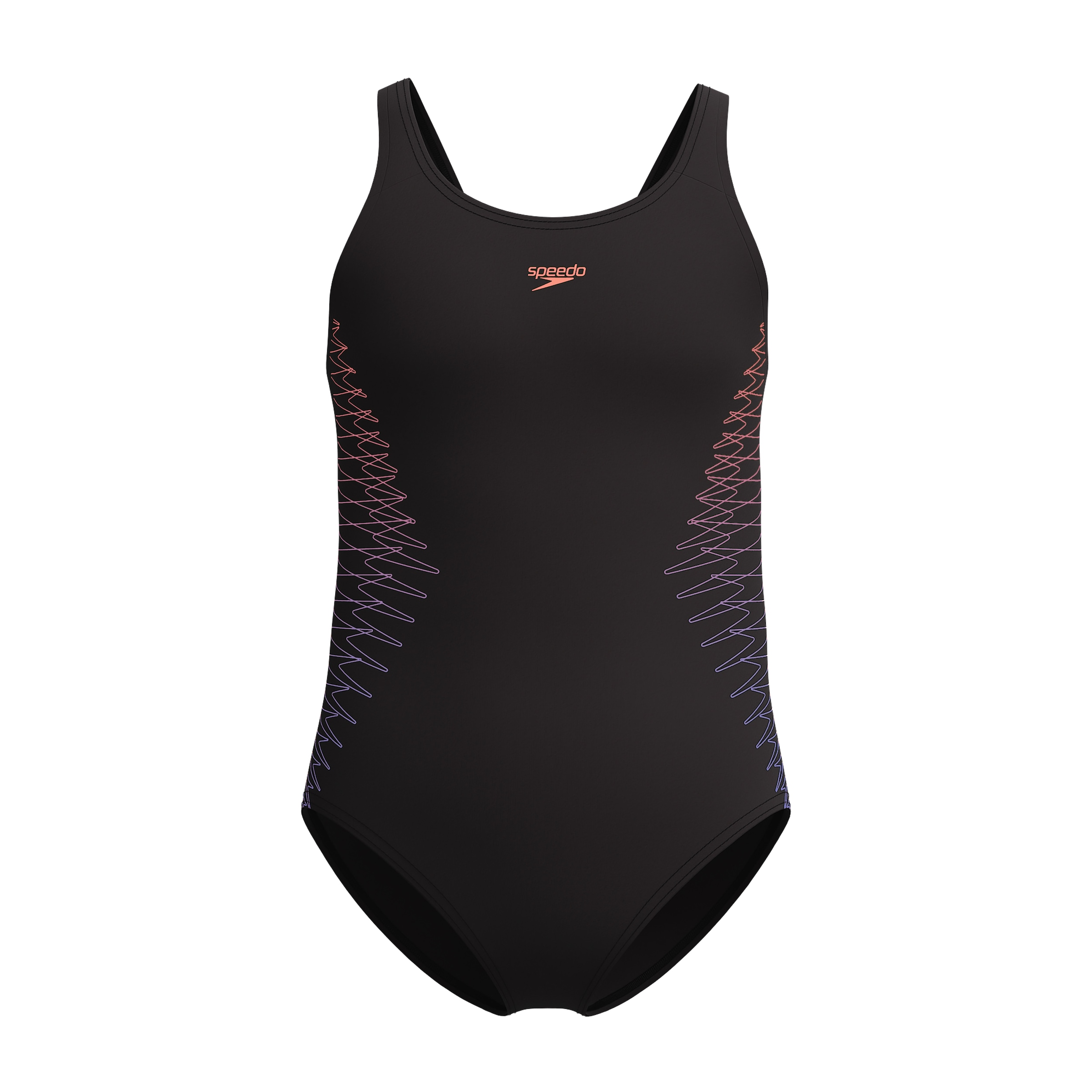 Speedo Badeanzug "Placement Muscleback" sportliche Ausrichtung, chlorbeständiges Material, schnell trocknend