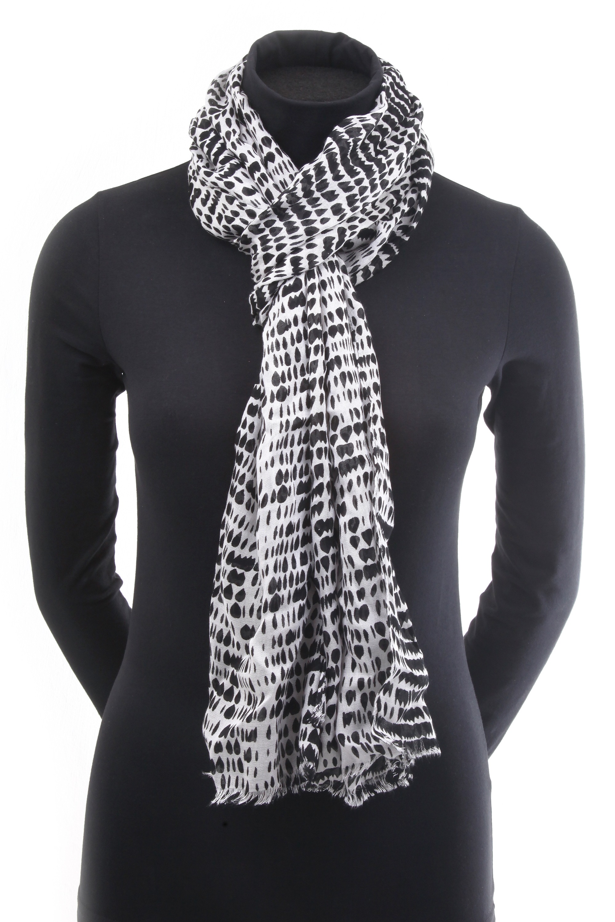 COLLEZIONE ALESSANDRO Modeschal "Vasca", 1 Stk. mit vielen kleinen Farbklec günstig online kaufen