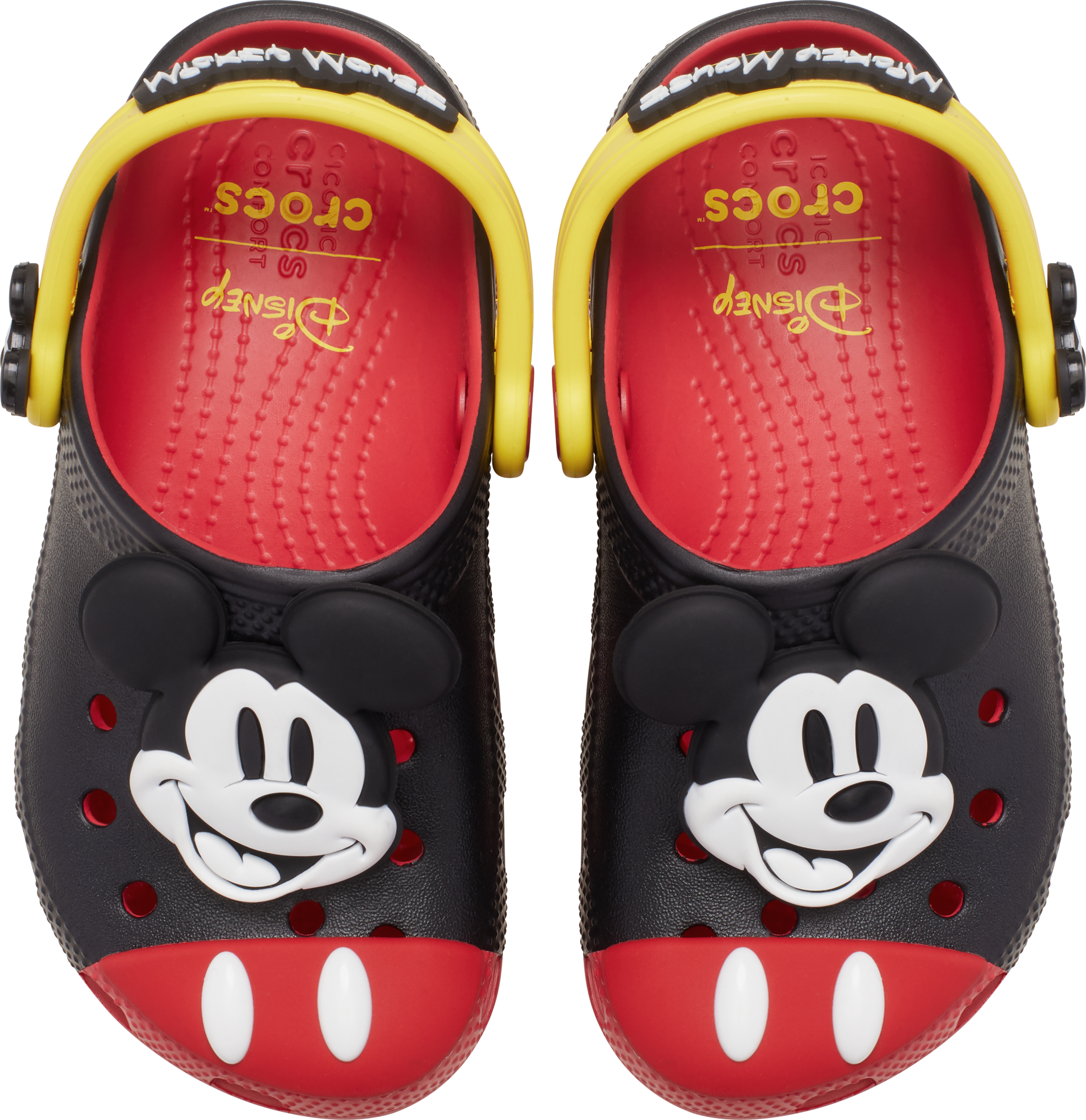 Crocs Clog »Mickey Mouse Classic Clog T«  Sommerschuh, Strandschuh, Hausschuh mit Fersenriemen