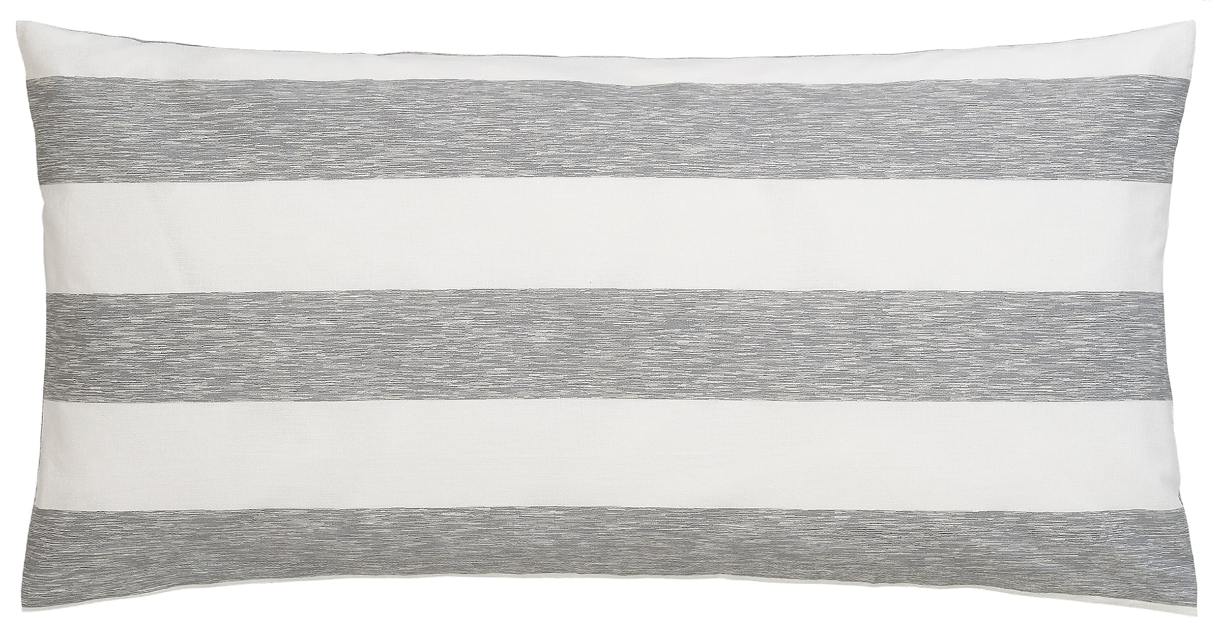 OTTO products Kissenhülle »Big Stripe«, (2 St.), Streifen-Design in Melange-Optik