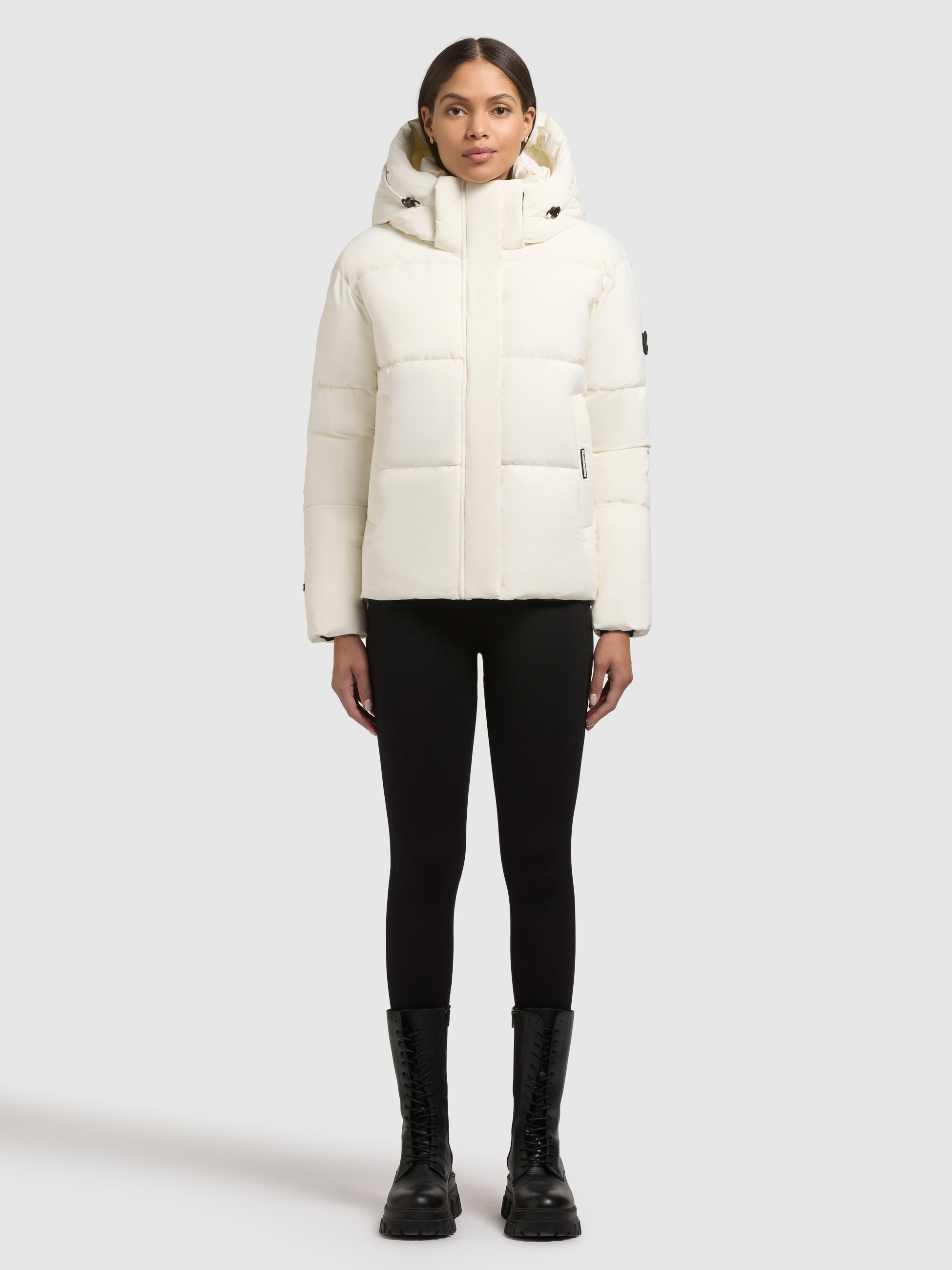 khujo Steppjacke "DEVINA2 MATT" mit Kapuze günstig online kaufen