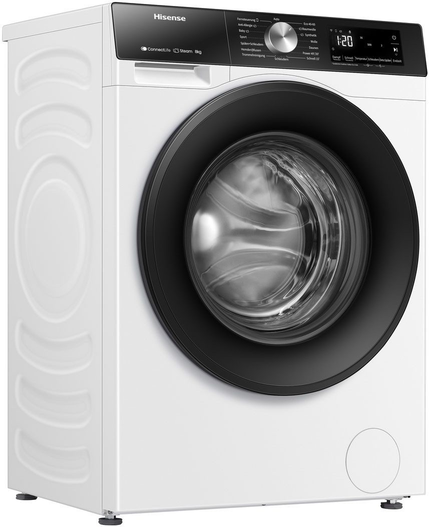 Hisense Waschmaschine "WF3S8043BW3" 8 kg 1400 U/min Wifi-ConnectLife günstig online kaufen