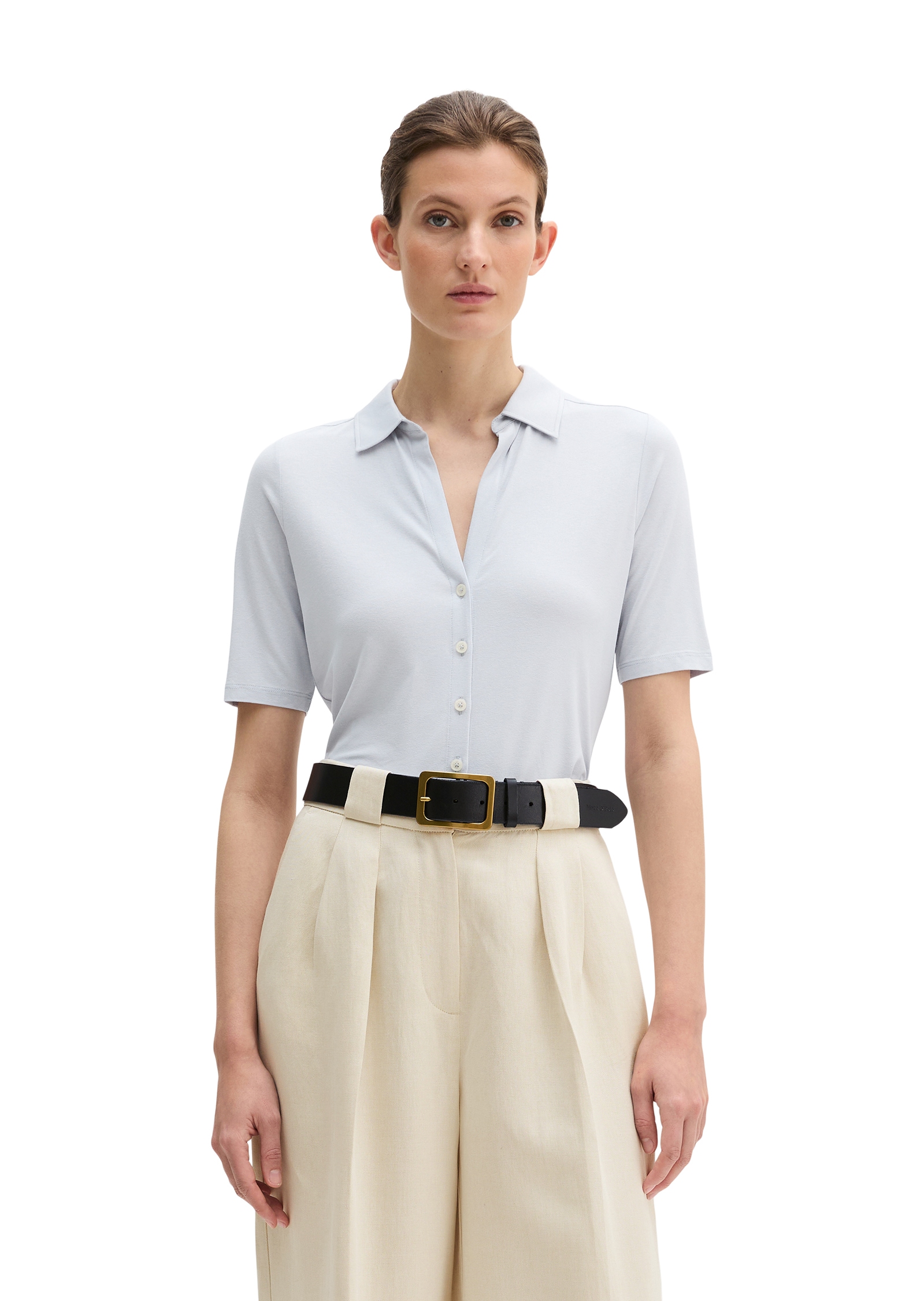 Marc O'Polo Kurzarmshirt »aus LENZING™ ECOVERO™«