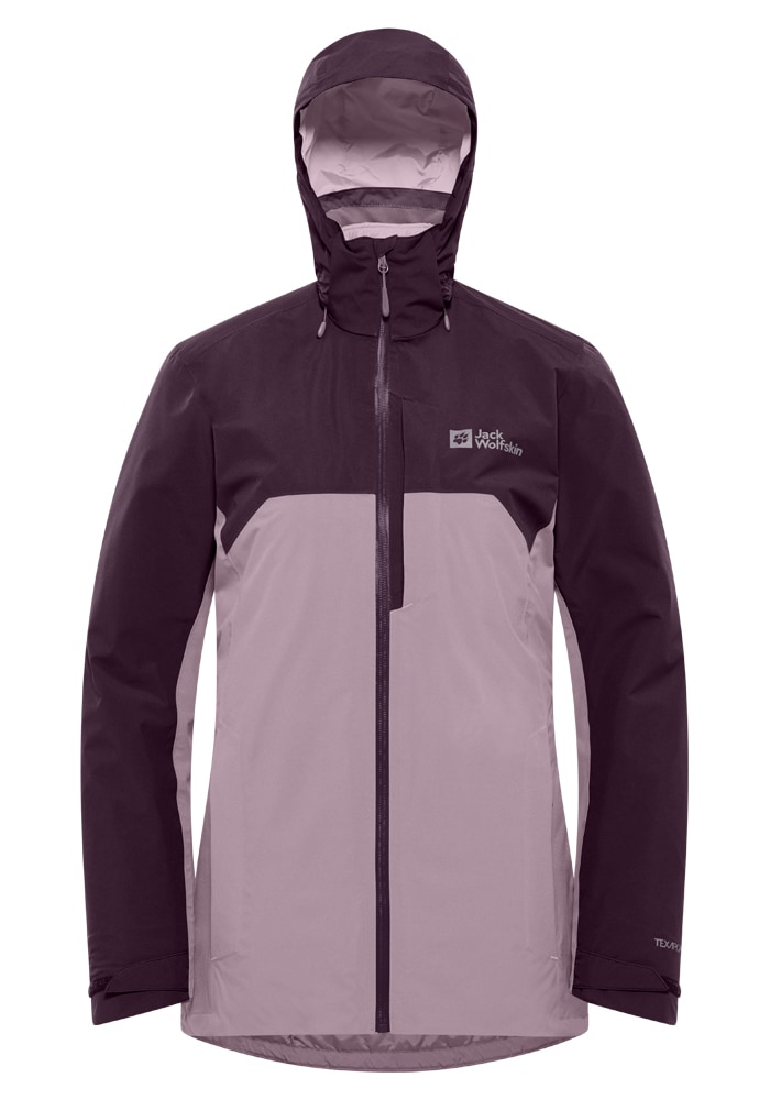 Jack Wolfskin 3-in-1-Funktionsjacke »HUNBERG 3IN1 JKT W«, mit Kapuze