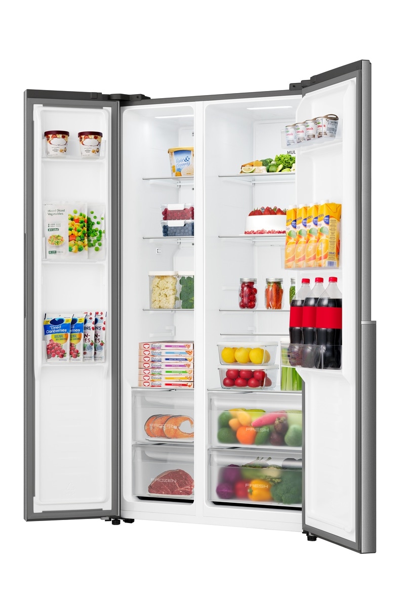 GORENJE Side-by-Side »NRS917C41X« 178,6 cm hoch 91,1 cm breit 544 Liter Gesamtvolumen, genug Platz für eine Großfamilie