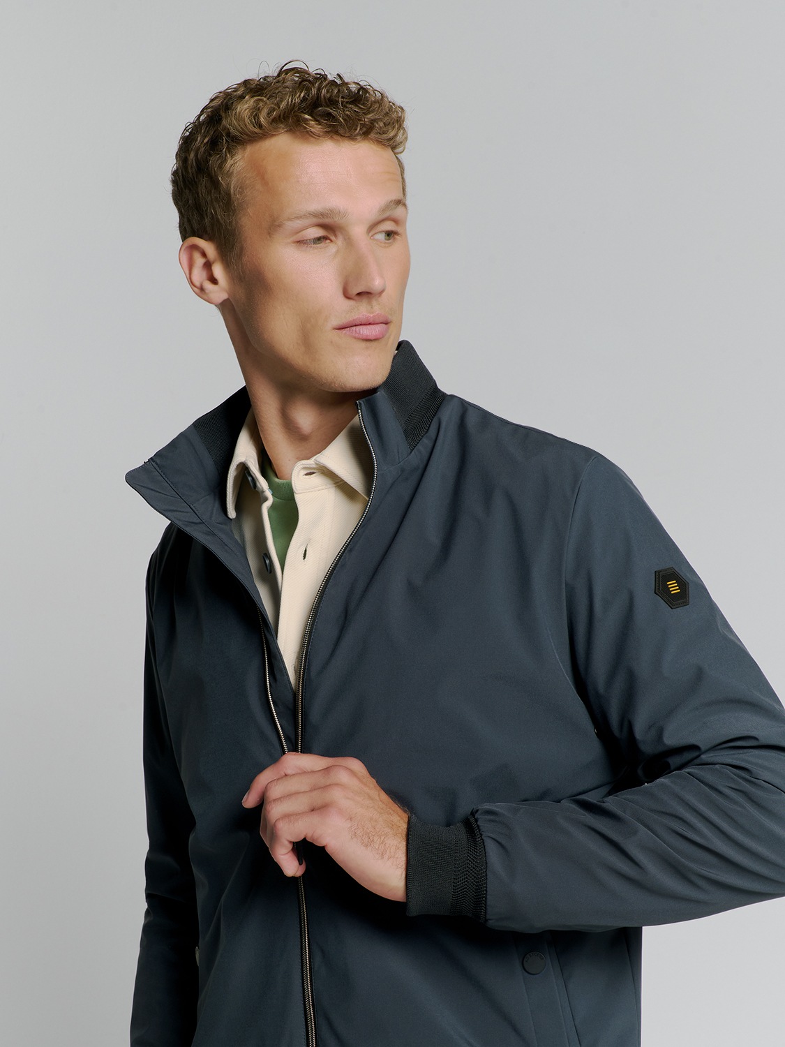 NO EXCESS Kurzjacke »No Excess Jacke Short Fit Jacket Short Fit Clean Soft«