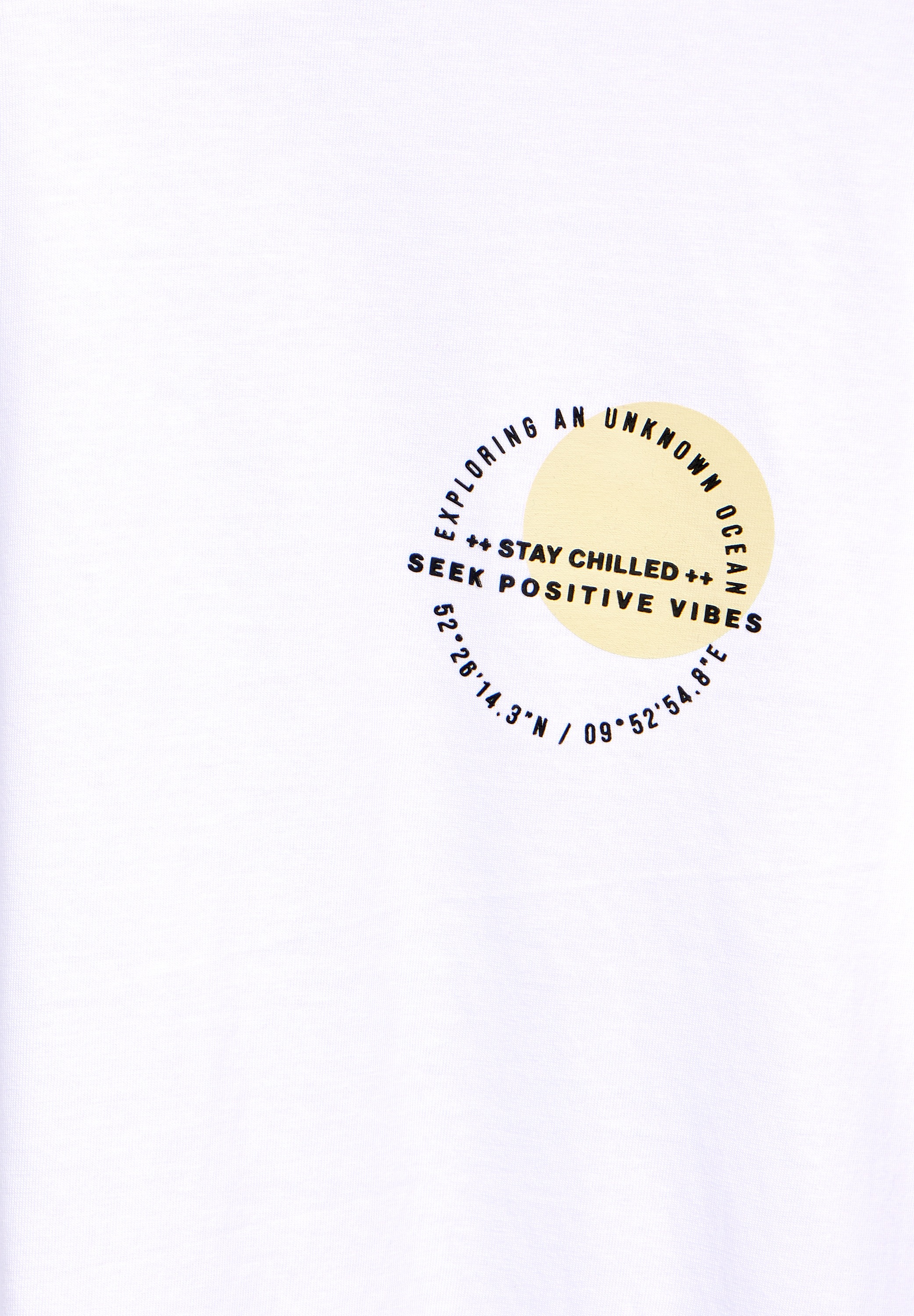 STREET ONE MEN T-Shirt, aus reiner Baumwolle