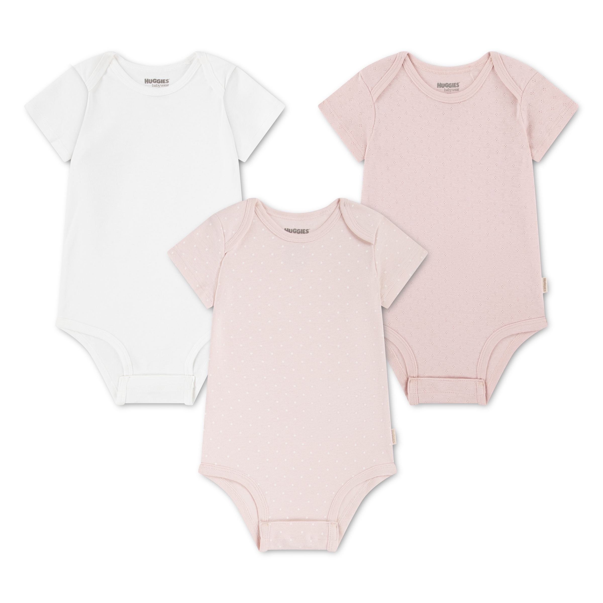 HUGGIES babywear Body "HUGB 3PK BODYSUIT" Packung, 3 Stk. aus Baumwolle