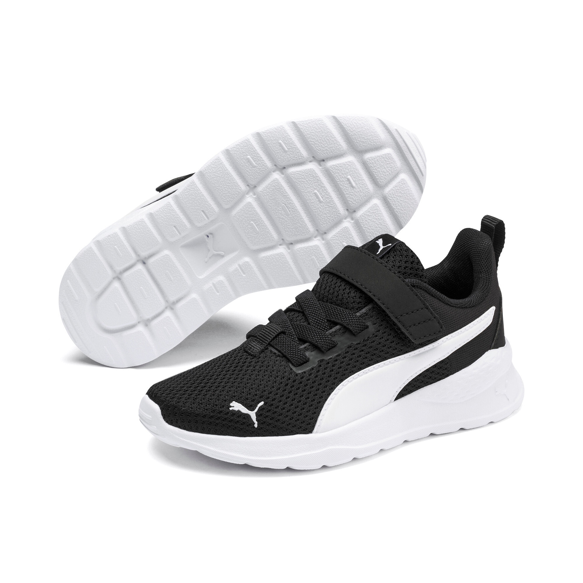 PUMA Sneaker "ANZARUN LITE AC+ PS" atmungsaktives Obermaterial aus Textil, mit Klettverschluss