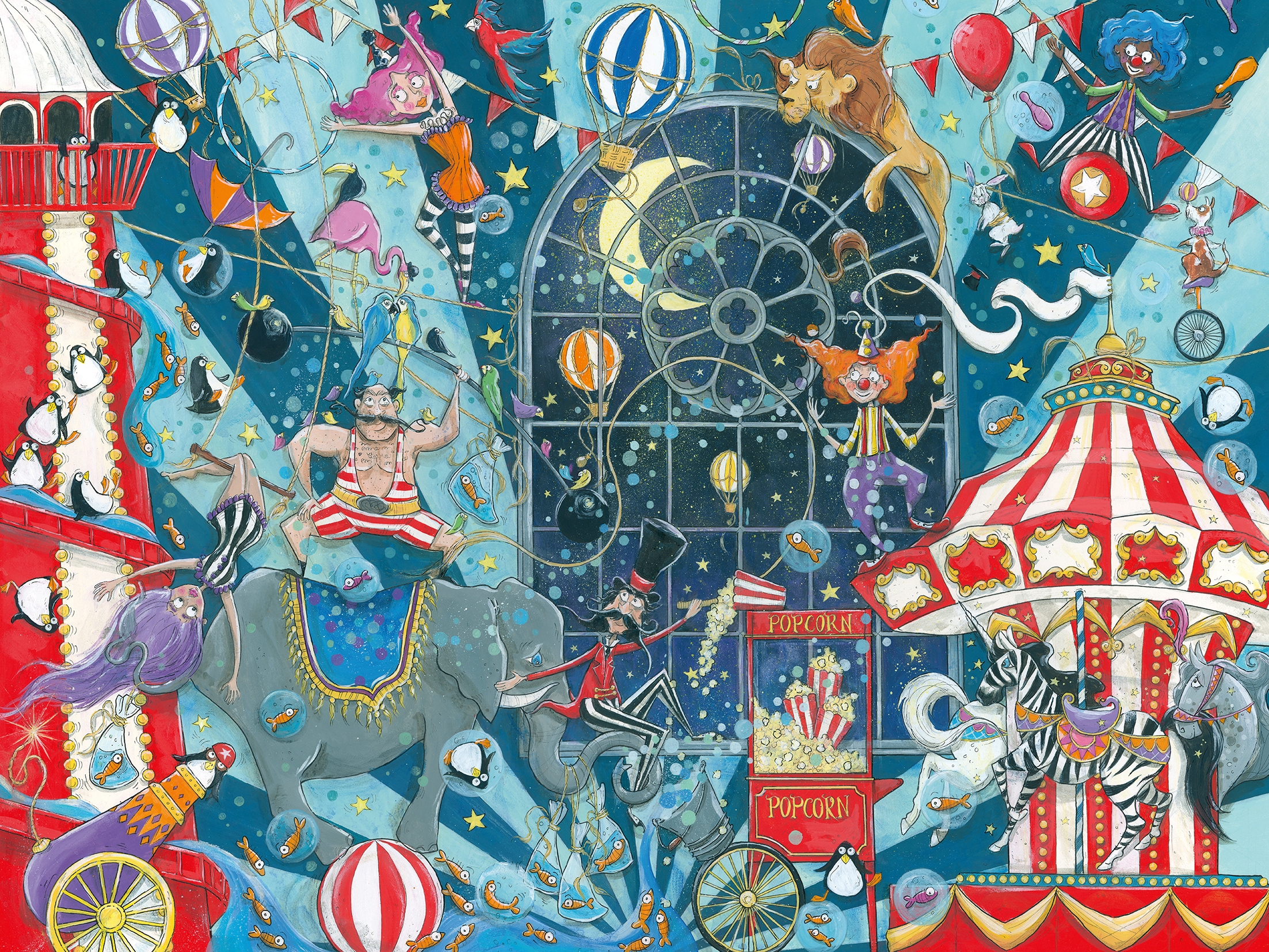 Ravensburger Puzzle »Willkommen beim Zirkus«, Made in Germany