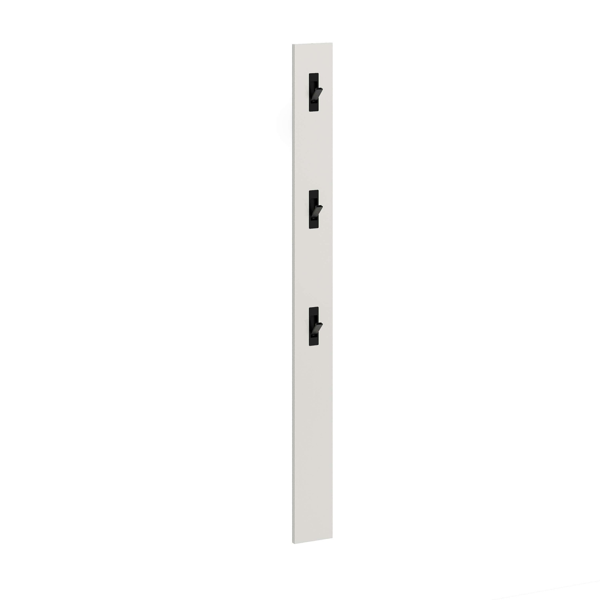 Home affaire Garderobenpaneel "ATRIO, Garderobenwand, Paneel, 3 Haken, Hochglanz lackiert" 1 Stk. tlg. mit 3 Klapphaken,hochglanz lackiert, 15x2x170 cm, Made in Italy