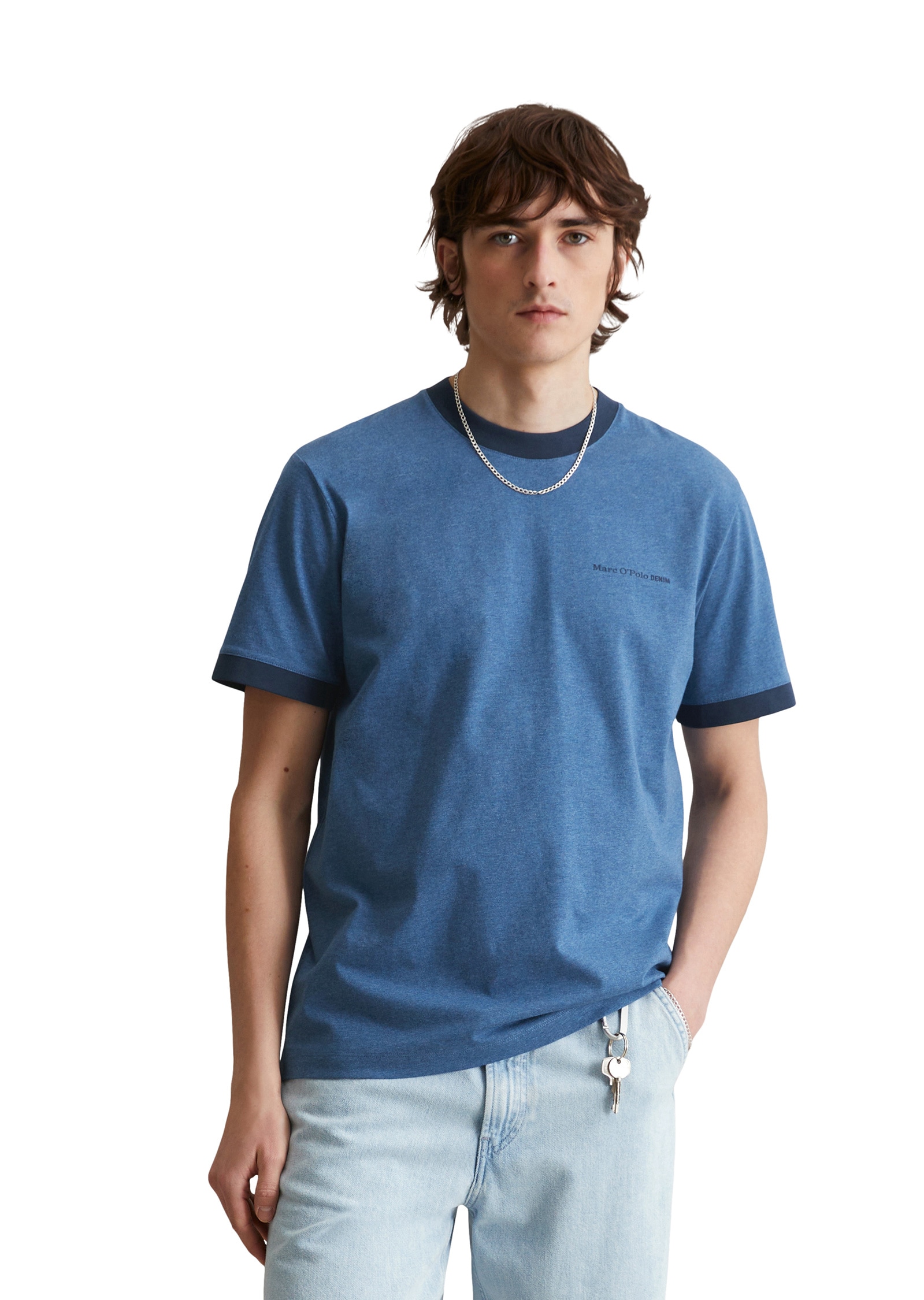 Marc OPolo DENIM T-Shirt "aus reiner Bio-Baumwolle" günstig online kaufen