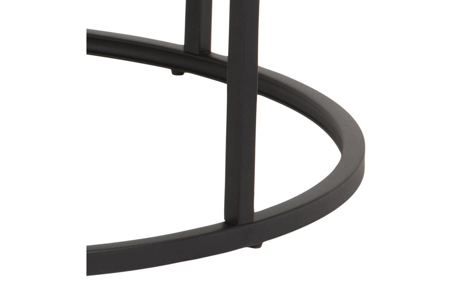 AC Design Beistelltisch »Spiro Ø 80/ 50 cm, 2 Stück, Nature/Schwarz«