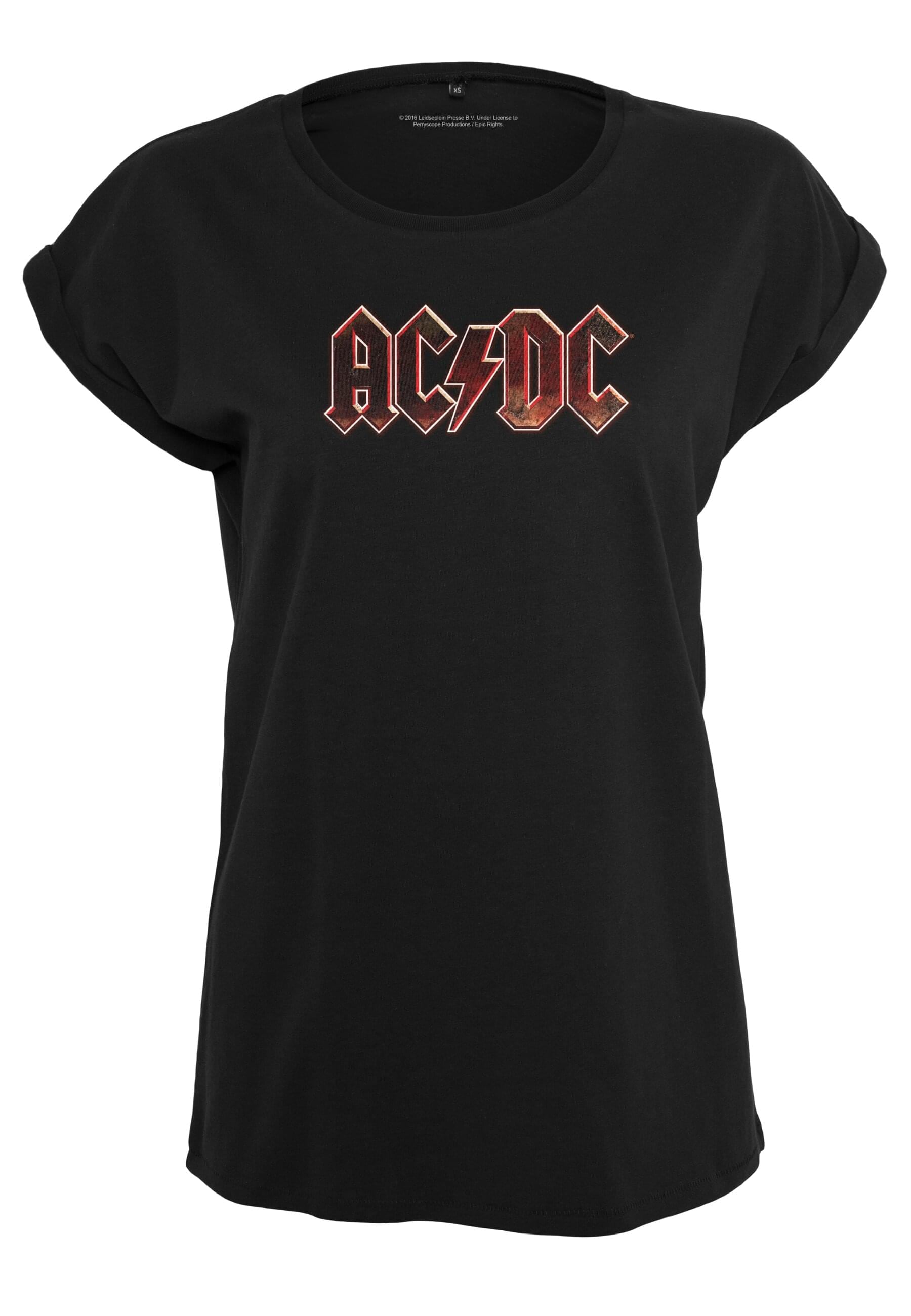 Merchcode Kurzarmshirt "Merchcode Damen Ladies AC/DC Voltage Tee" 1 Stk. tl günstig online kaufen