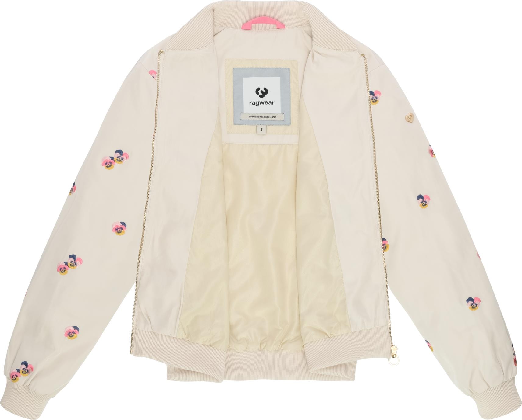 Ragwear Outdoorjacke »Lunara YOUMODO« ohne Kapuze Leichte Übergangsjacke mit Bomberkragen