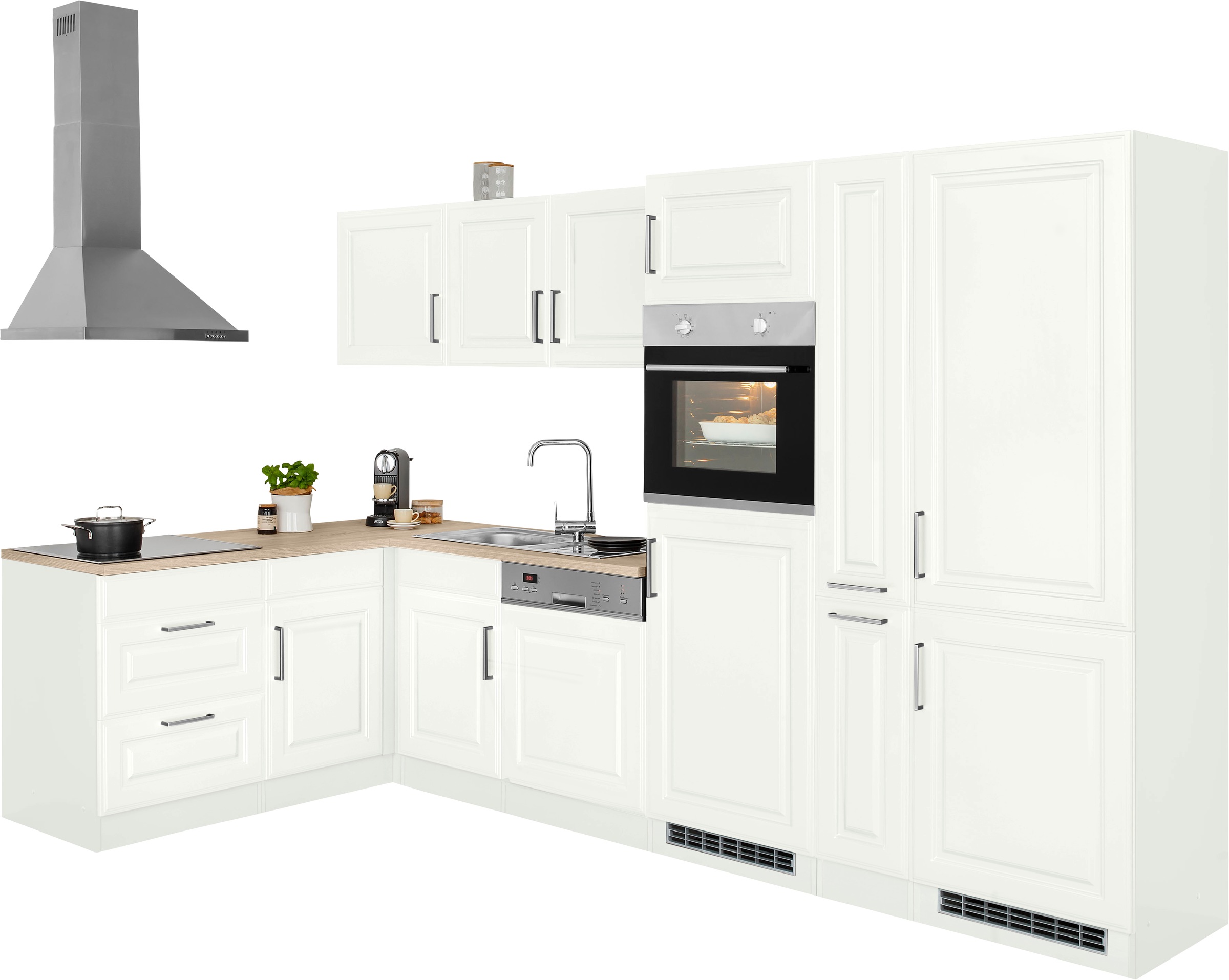 KOCHSTATION "KS-Stockholm" Stellbreite 320/170 cm, mit hochwertigen MDF Fro günstig online kaufen