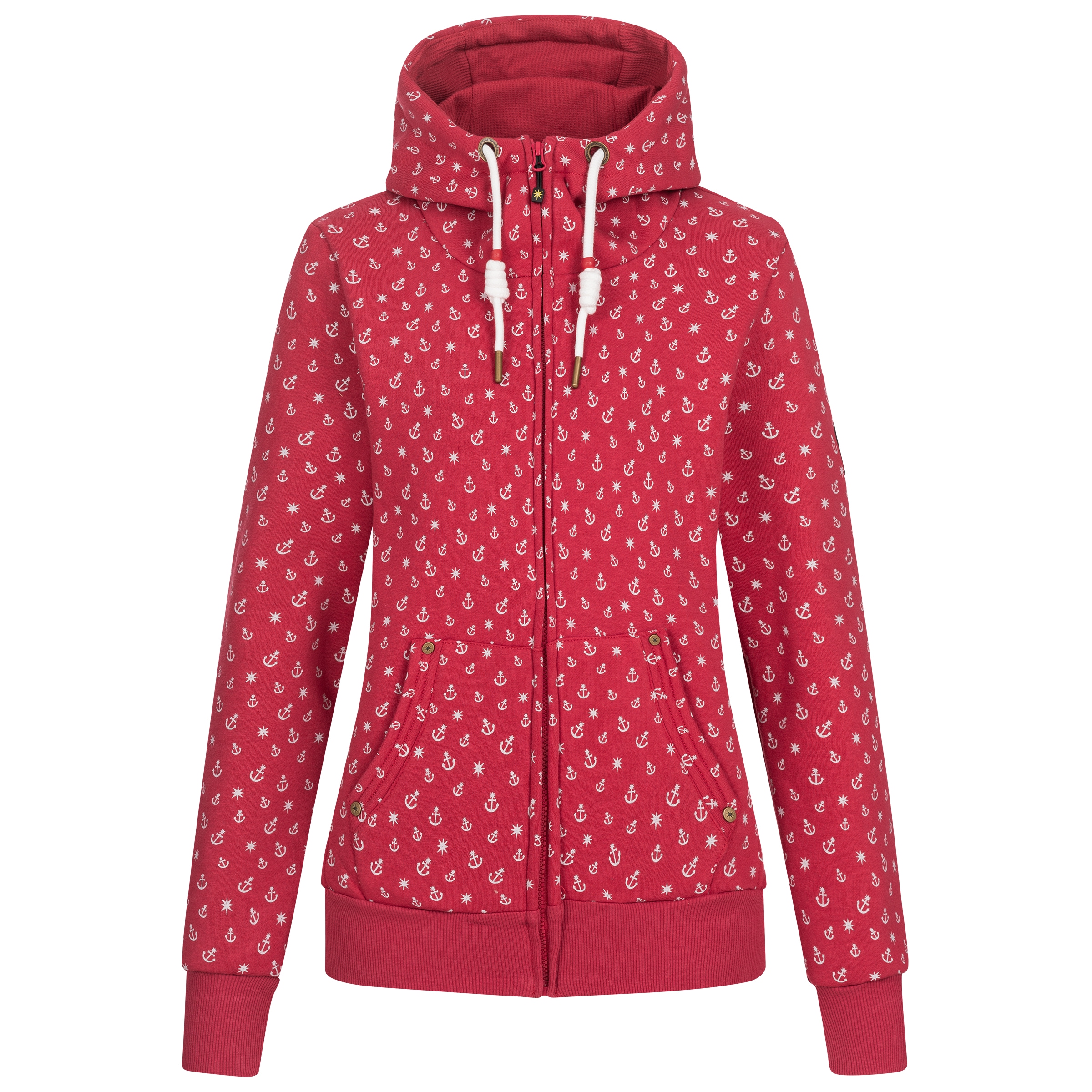 ankerglut Kapuzensweatshirt "ANCHORAGE Women", in lässigem Oversized-Schnitt