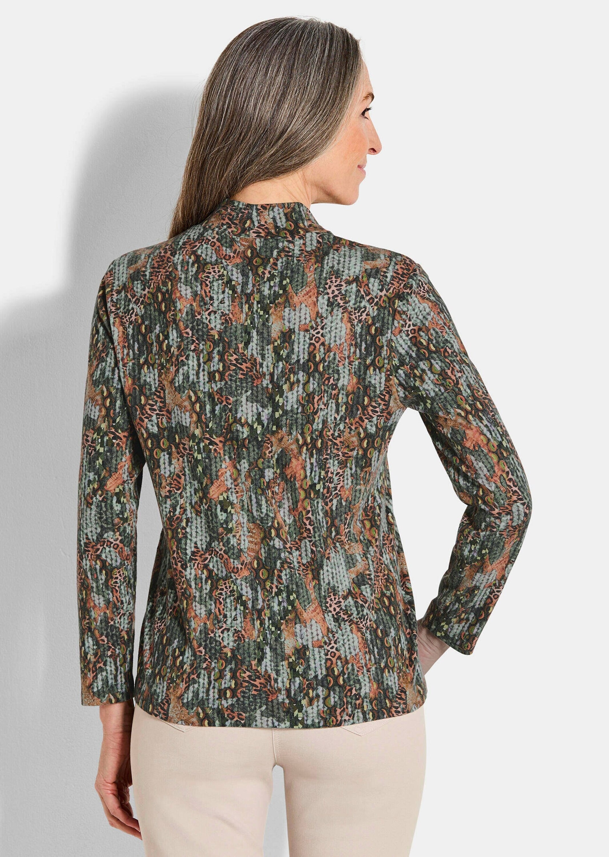 GOLDNER Langarmshirt »Kurzgröße Jersey-Shirt in Flausch-Qualität«