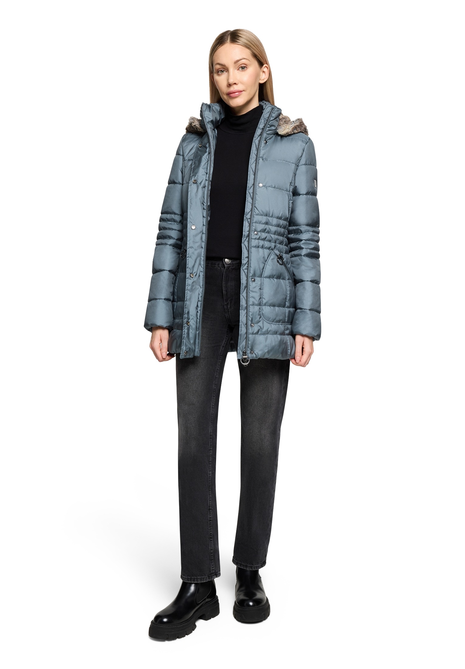 Betty Barclay Outdoorjacke »Damen Outdoorjacke mit abnehmbarer Kapuze« mit Kapuze