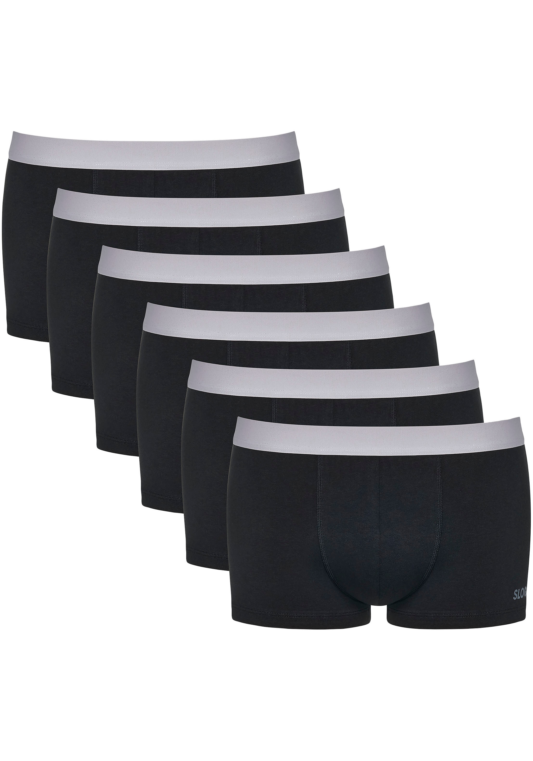 sloggi Hipster "Men GO ABC 2.0" Spar-Packung, 6er Pack, 6 tlg., weich, Baum günstig online kaufen