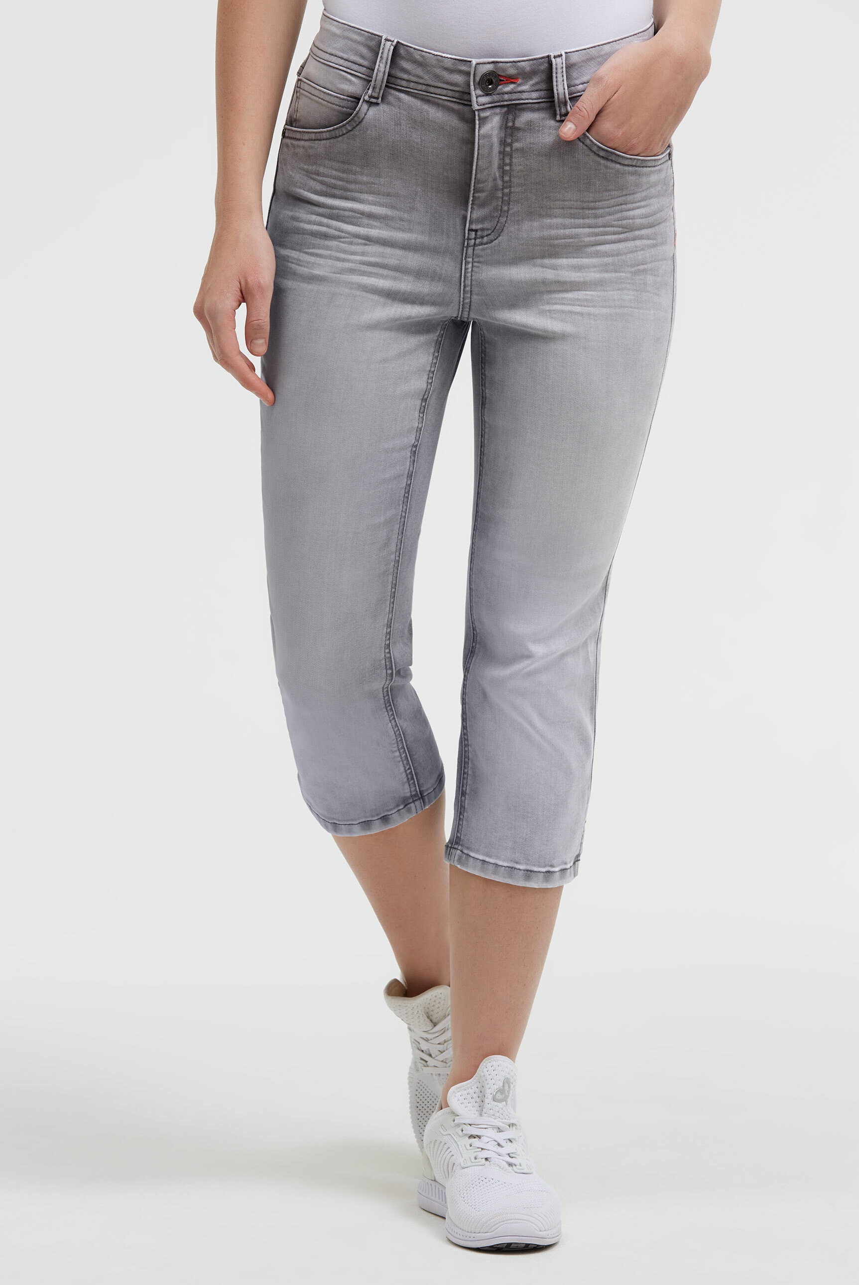SOCCX Regular-fit-Jeans mit Schlitz am Saum günstig online kaufen