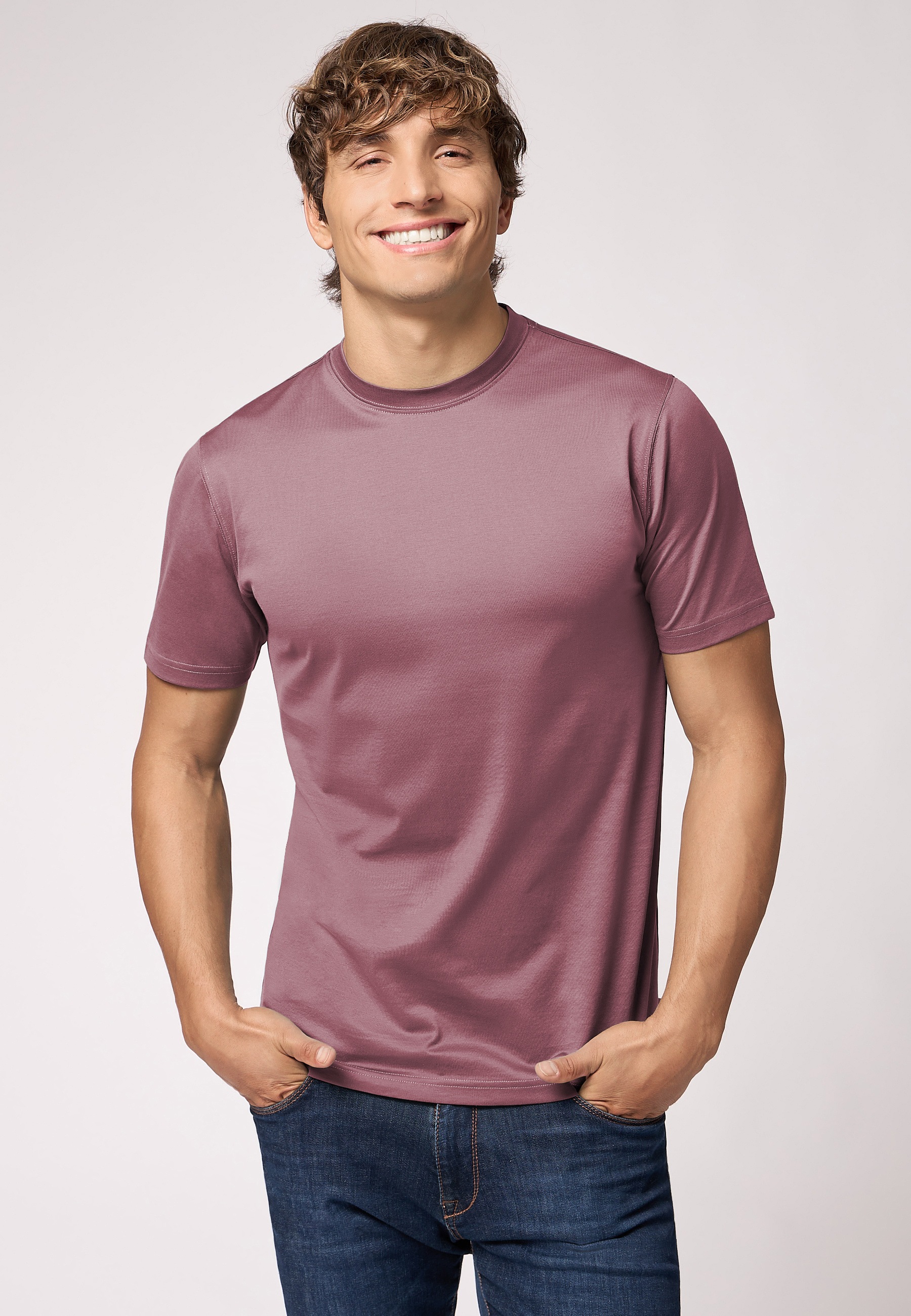 Roy Robson Rundhalsshirt "Basic Shirt" günstig online kaufen