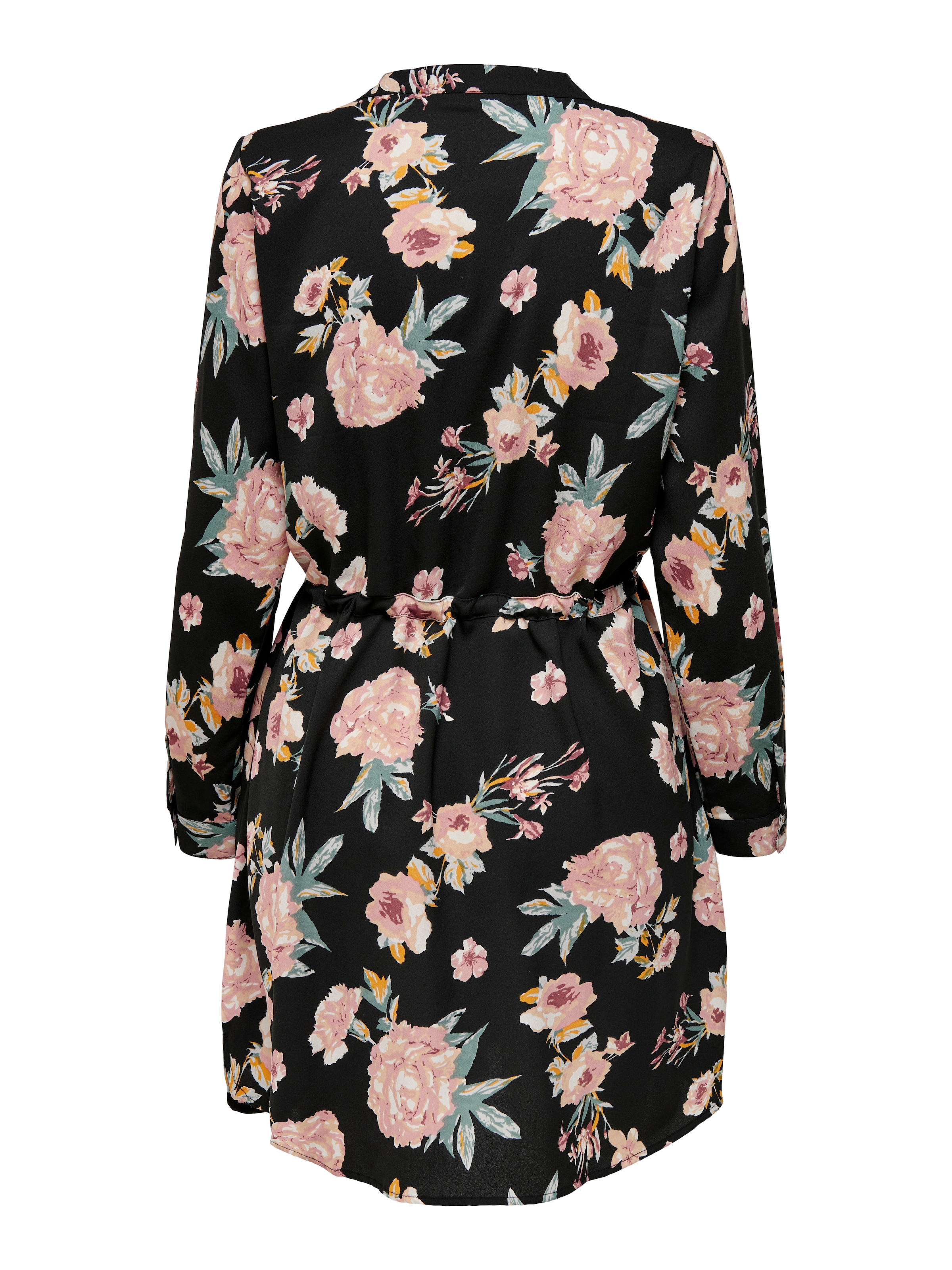 ONLY »ONLCORY LIFE L/S V-NECK TUNIC WVN NOOS« Sommerkleid mit Taillengürtel