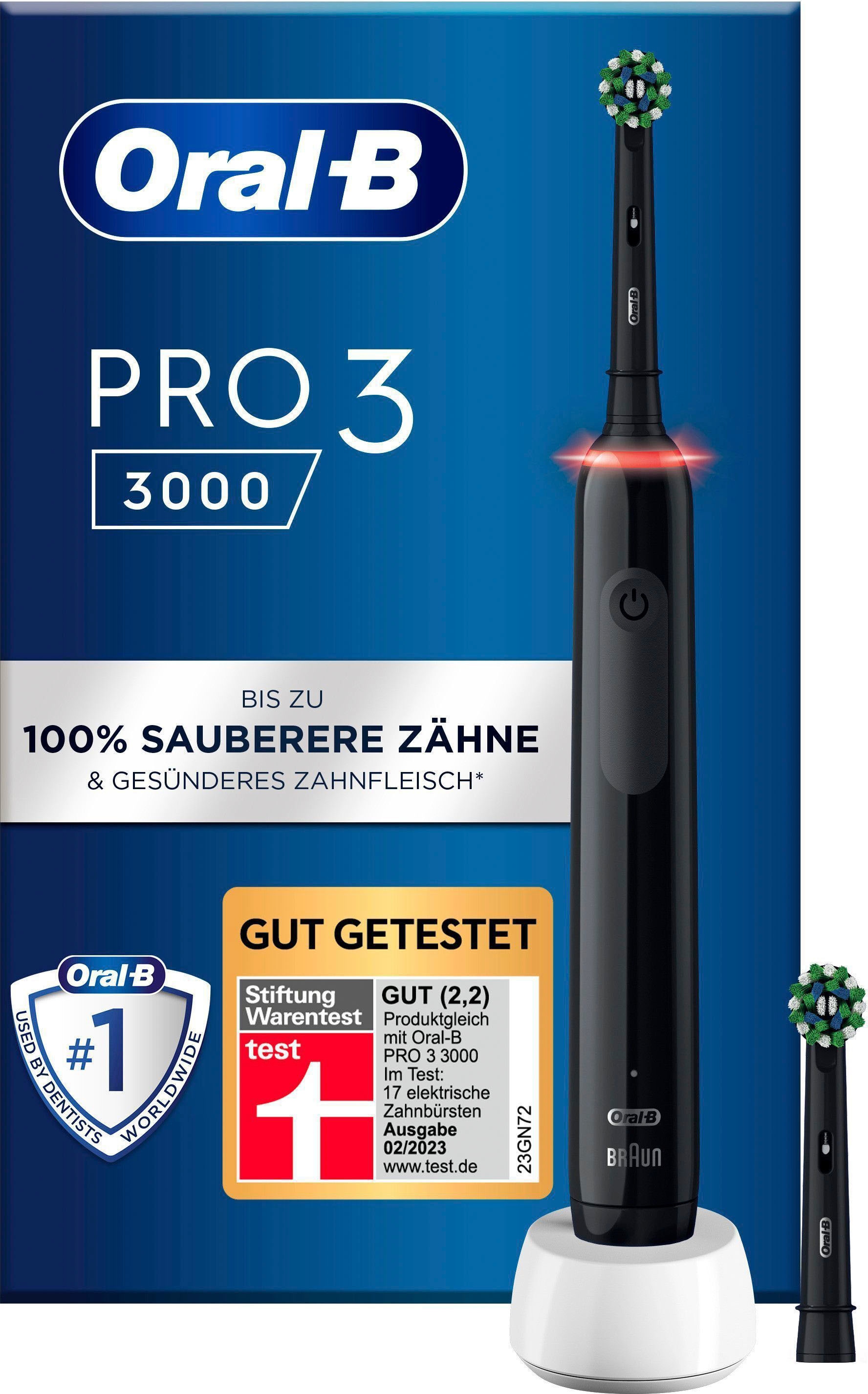 Oral-B Elektrische Zahnbürste »Pro 3 3000« 2 ...