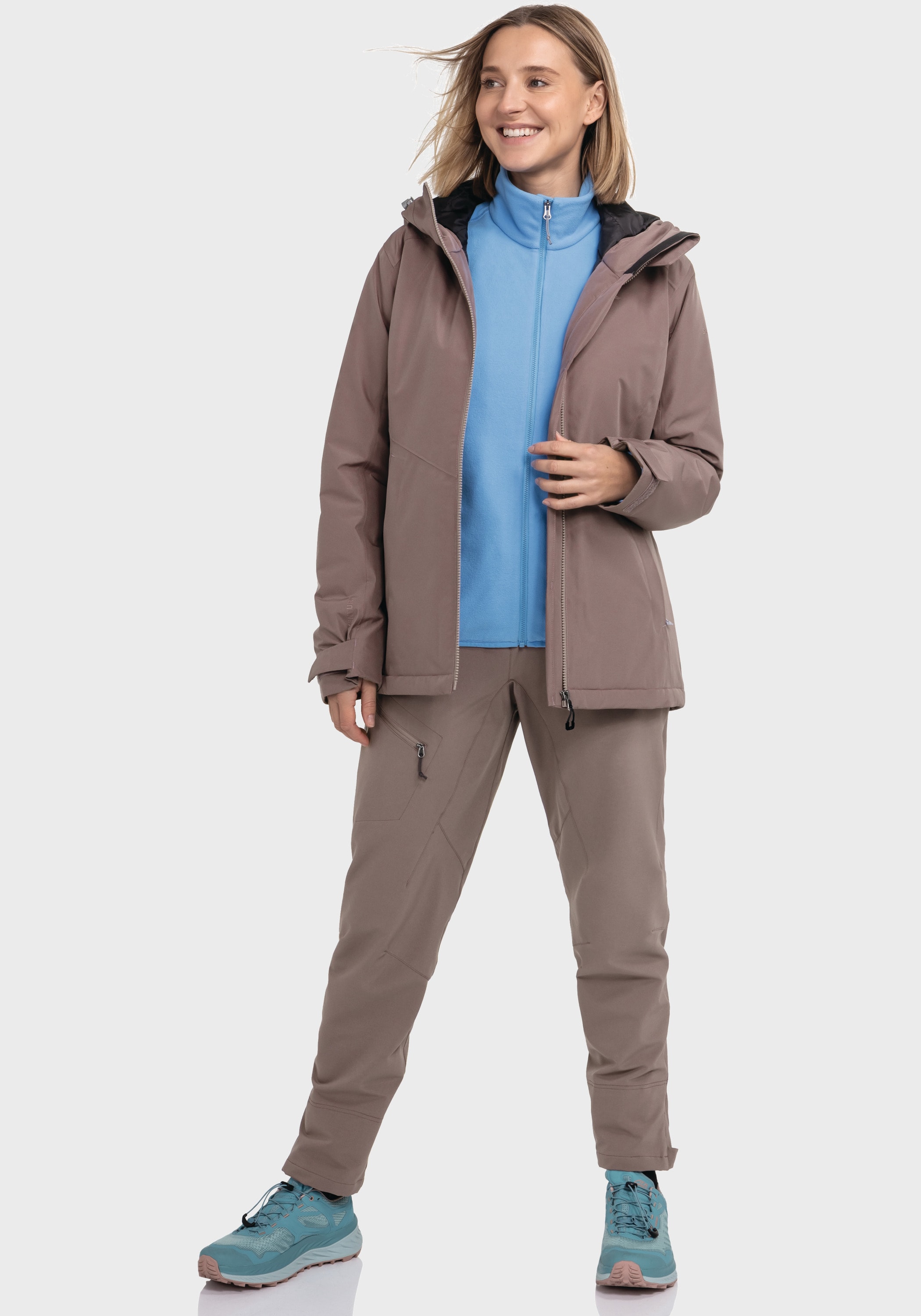 Schöffel Outdoorjacke »Hiking Ins Jacket Style Wildkar WMS«, mit Kapuze