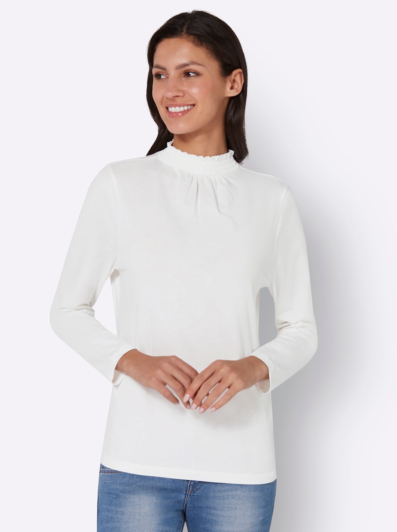 Classic Basics Stehkragenshirt "Stehkragen-Shirt", 1 Stk. günstig online kaufen