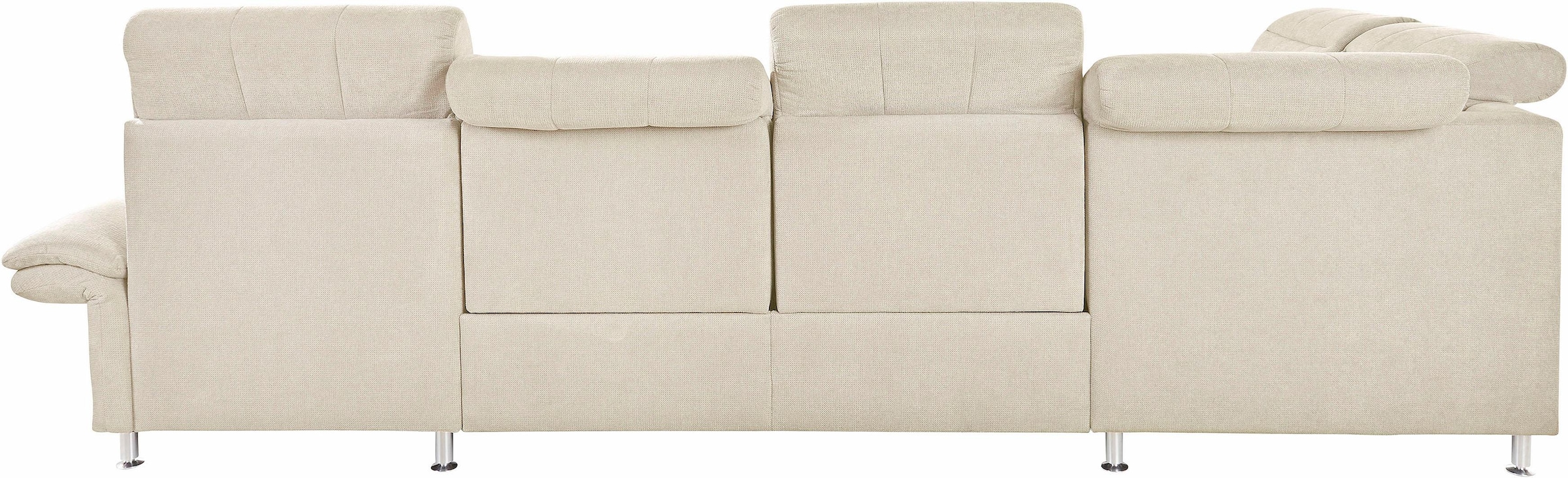 Places of Style Wohnlandschaft »Manhattan U-Form«, 2 Sitze mit elektrischer Relaxfunktion, verstellbare Armlehnen