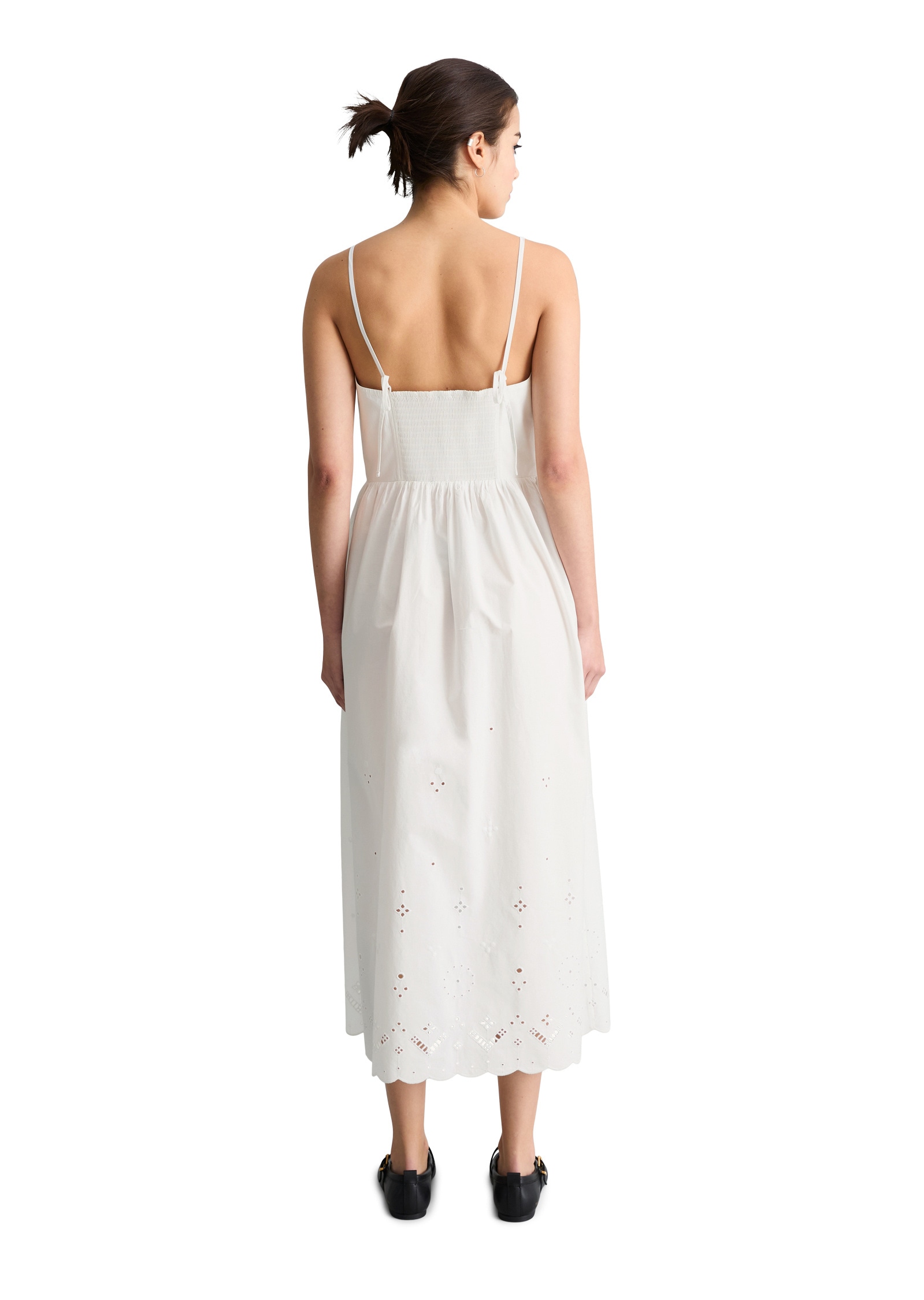 Marc O'Polo DENIM Midikleid »mit Broderie Anglaise«