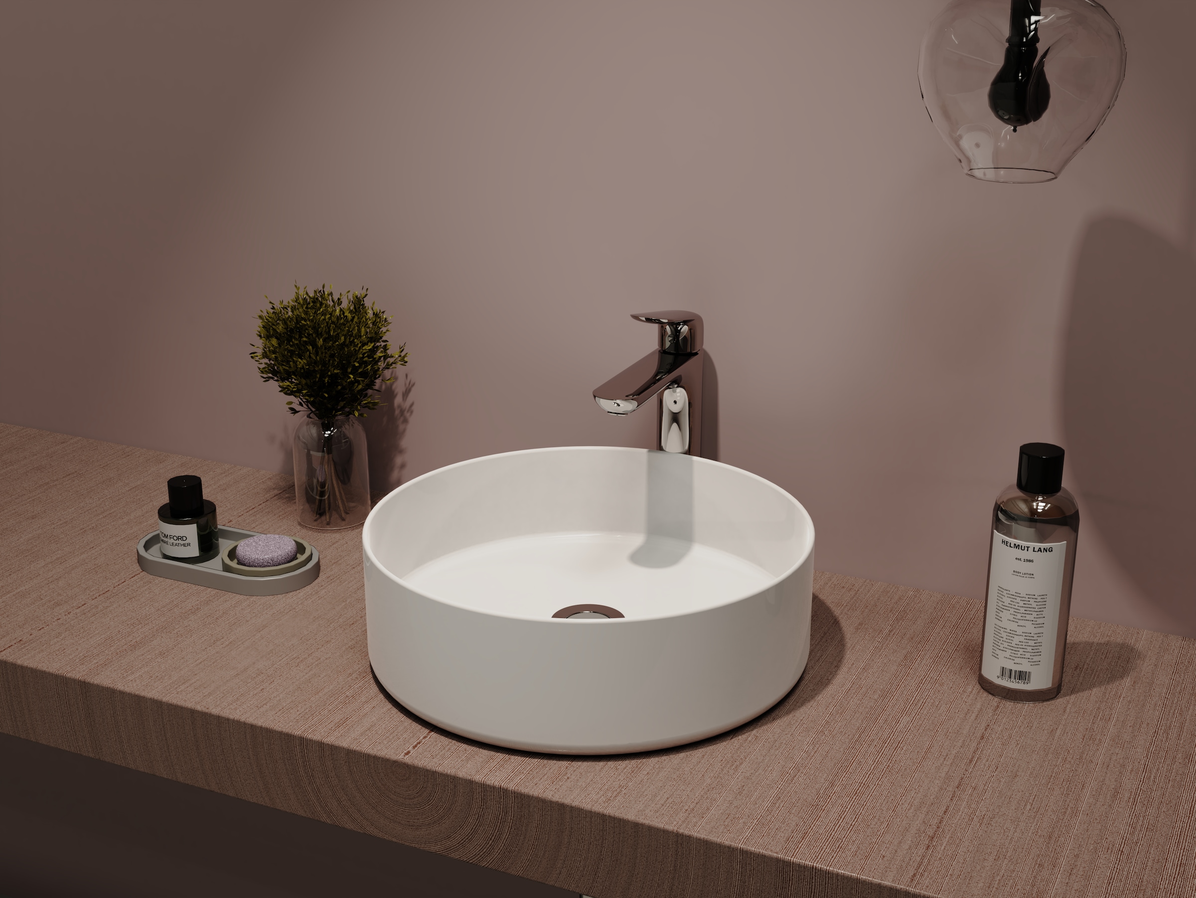 welltime Aufsatzwaschbecken »RONDO« NANO Glasur