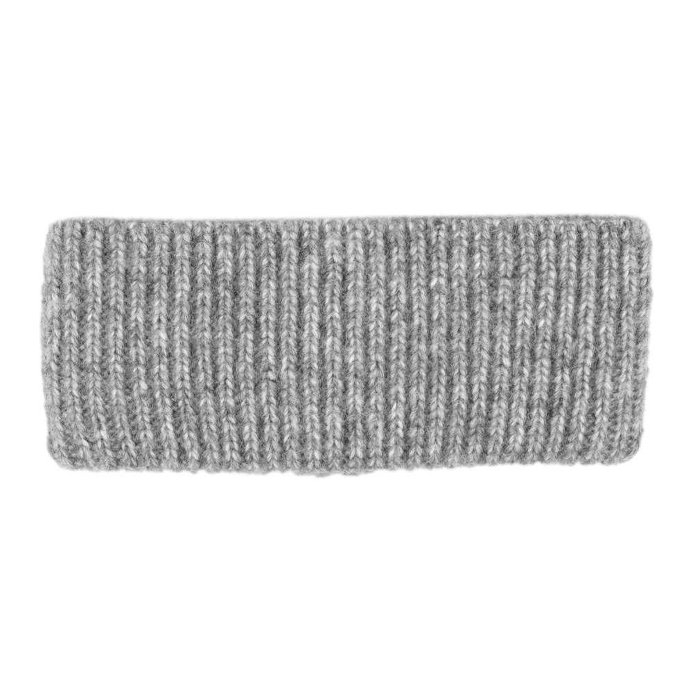 CAPO Stirnband Melange-Optik, Rippenstrick, Wollanteil