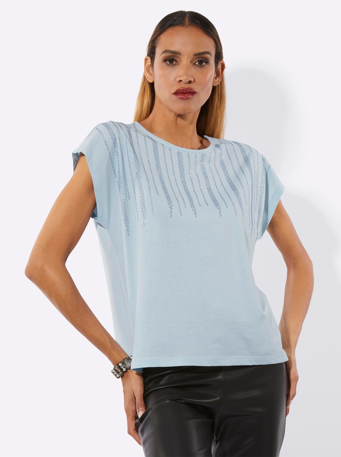 creation L Rundhalsshirt "Rundhals-Shirt" 1 tlg. tlg. günstig online kaufen