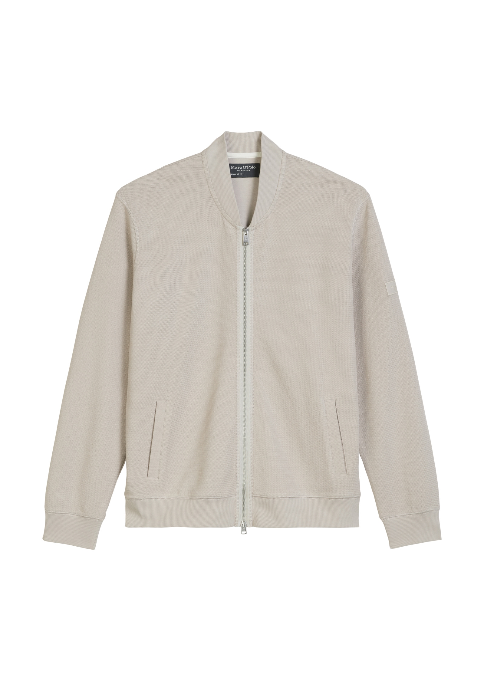 Marc O'Polo Sweatjacke »aus Bio-Baumwolle mit Struktur«
