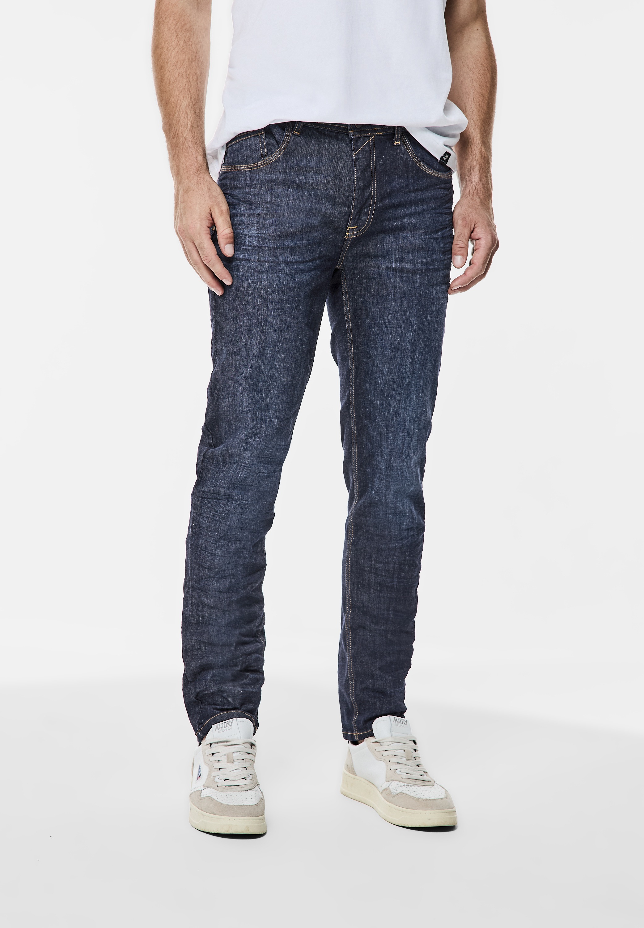 STREET ONE MEN Slim-fit-Jeans, Middle Waist