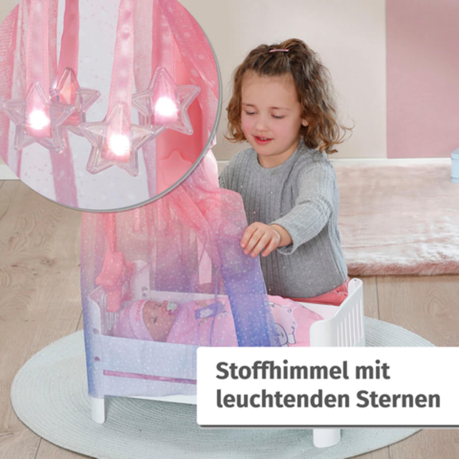 Baby Annabell Puppenbett »Baby Annabell® Sweet Dreams Bett«, mit Sound