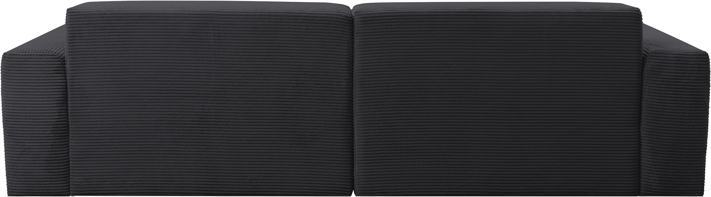 WERK2 Sofa »Zeus 3-Sitzer, Big-Sofa, Breite 256cm, Tiefe 105cm, modern und bequem«, Curvy Trend 3-Sitzer mit urbaner Optik