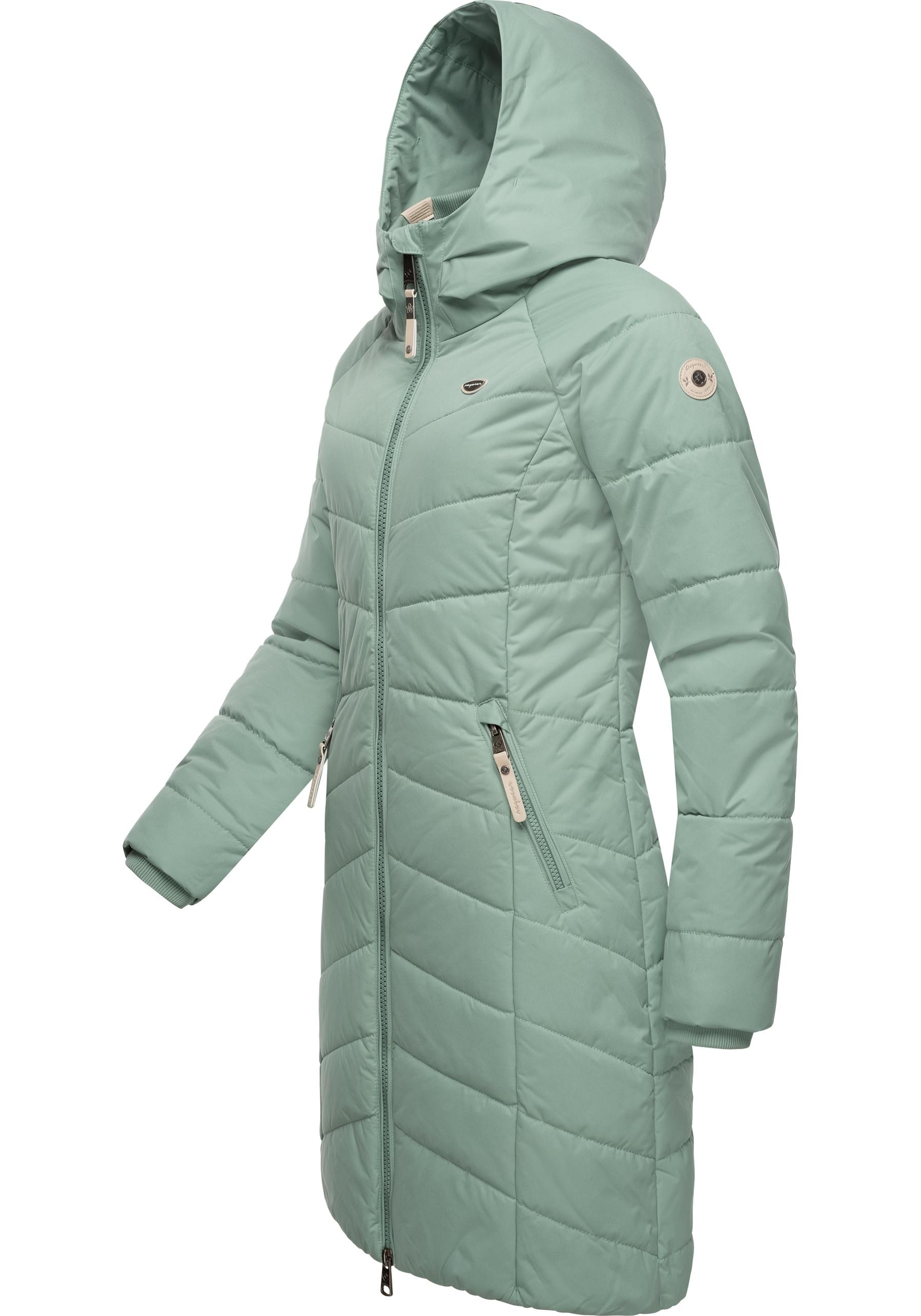 Ragwear Steppmantel »Dizzie Coat«, stylischer, gesteppter Winterparka mit gefütterter Kapuze