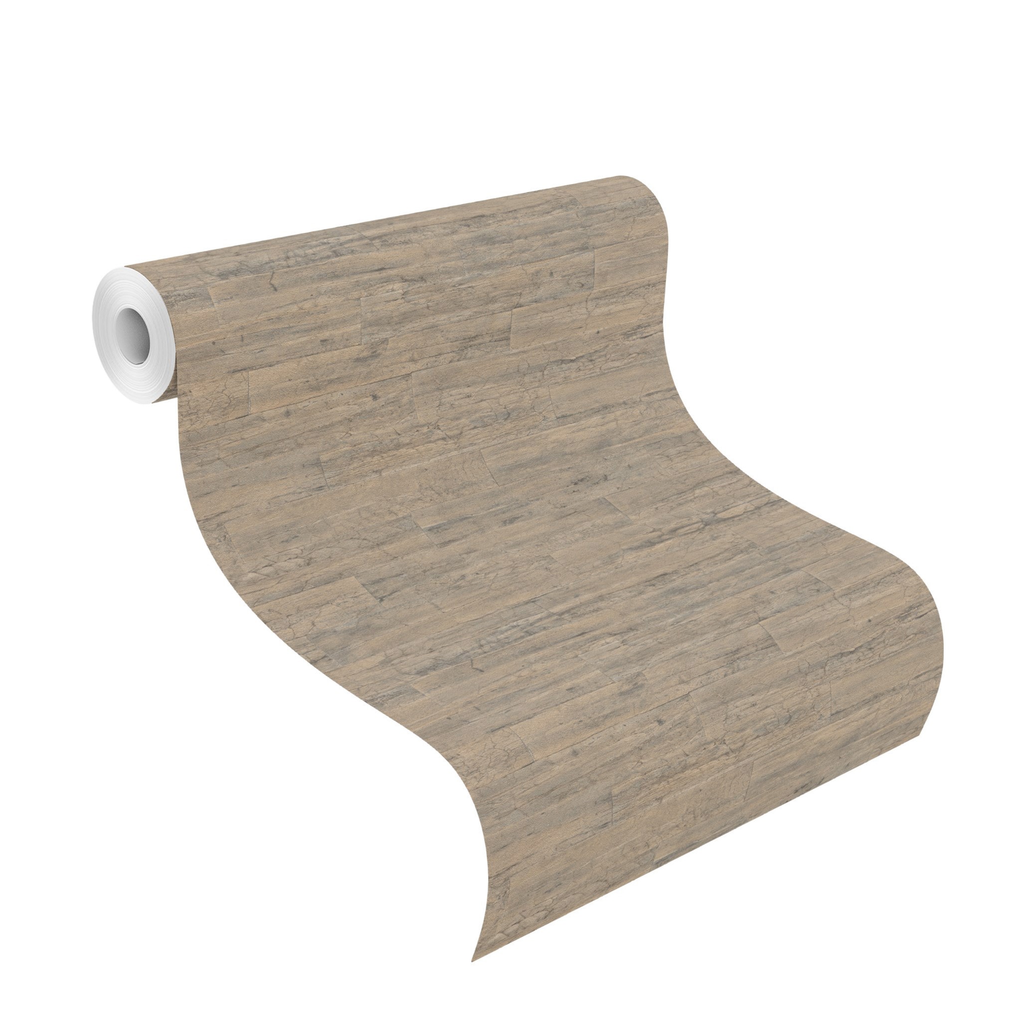 Rasch Vliestapete »Vliestapete mit Holzoptik Curiosity 537031«, Holz, Holzoptik