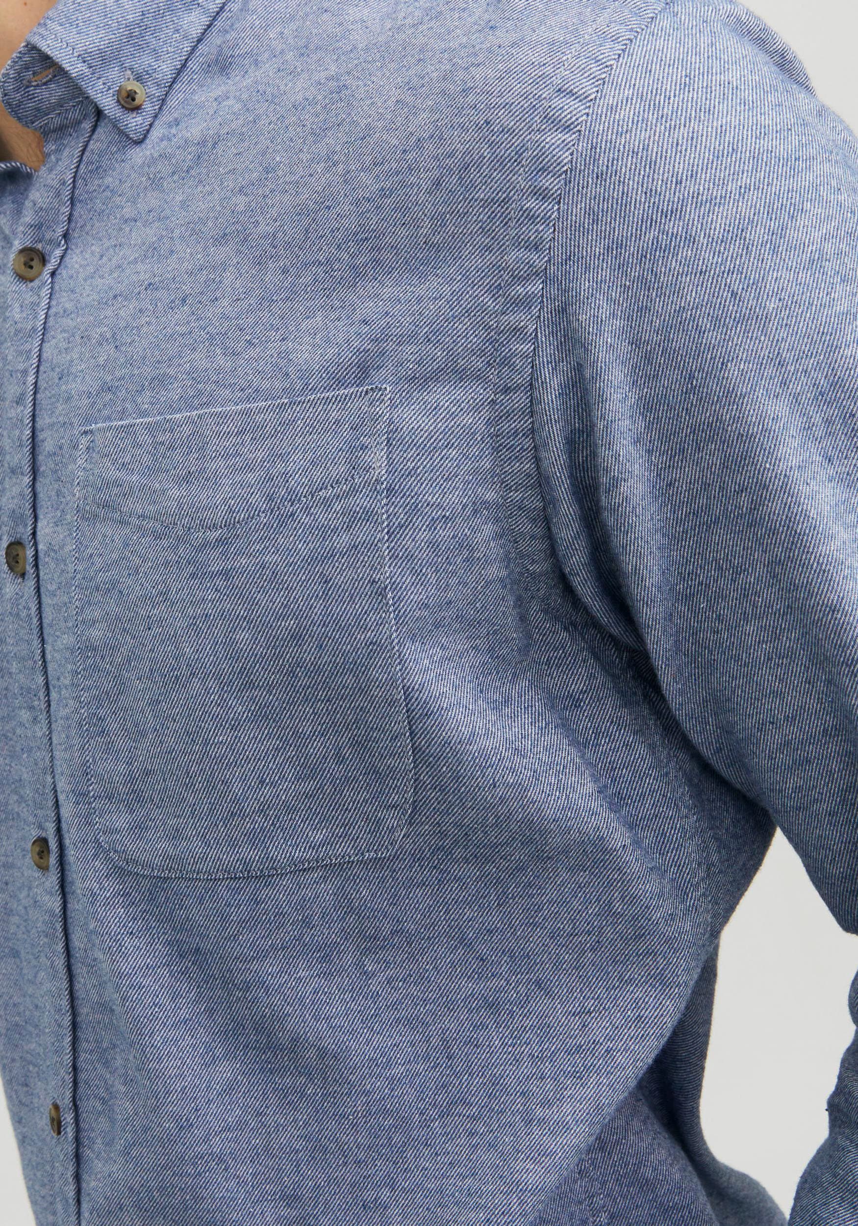 Jack & Jones Langarmhemd »JJECLASSIC MELANGE SHIRT LS SN«