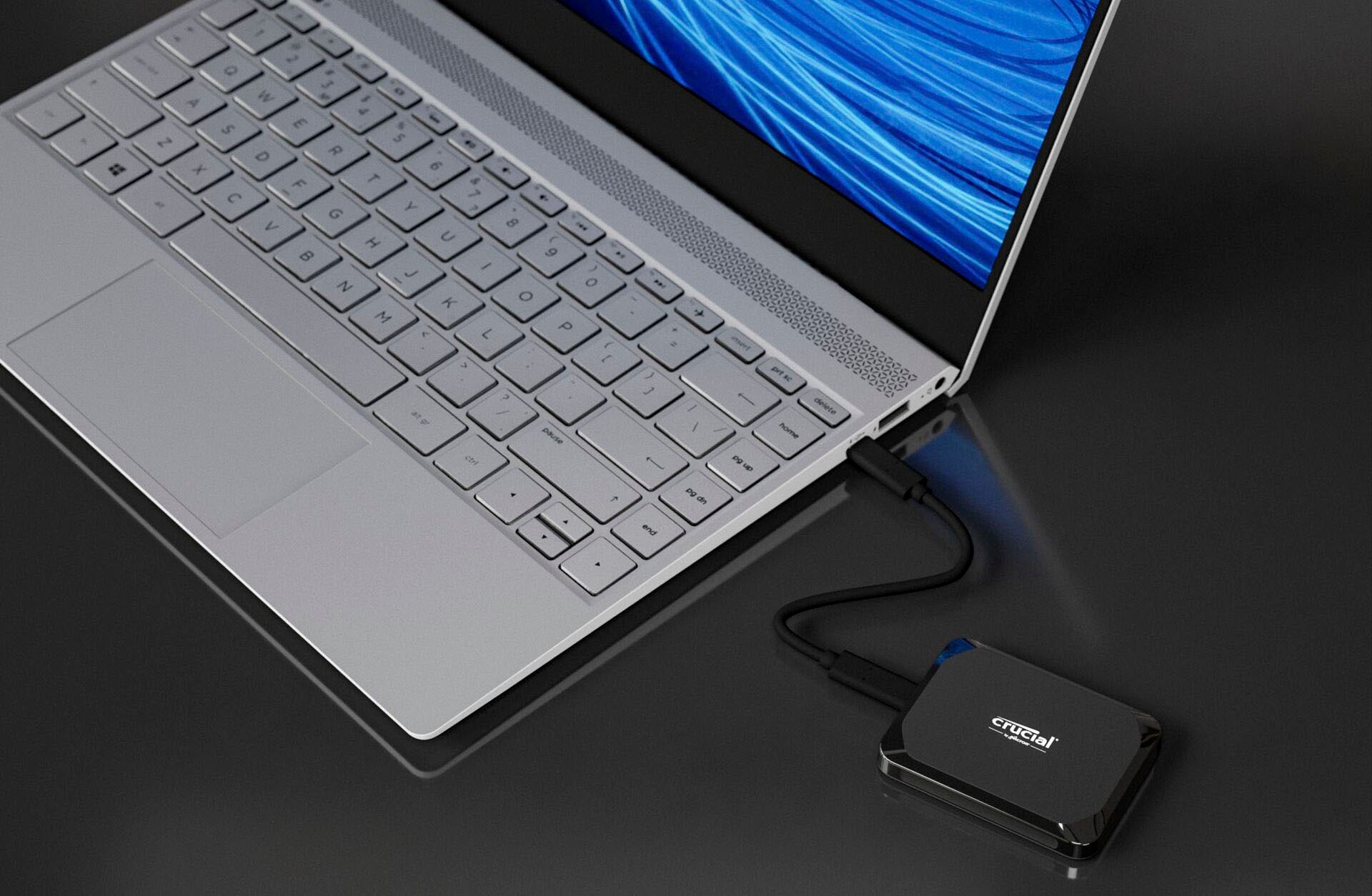 Crucial externe SSD »X9 4 TB« 4 TB Anschluss USB-C
