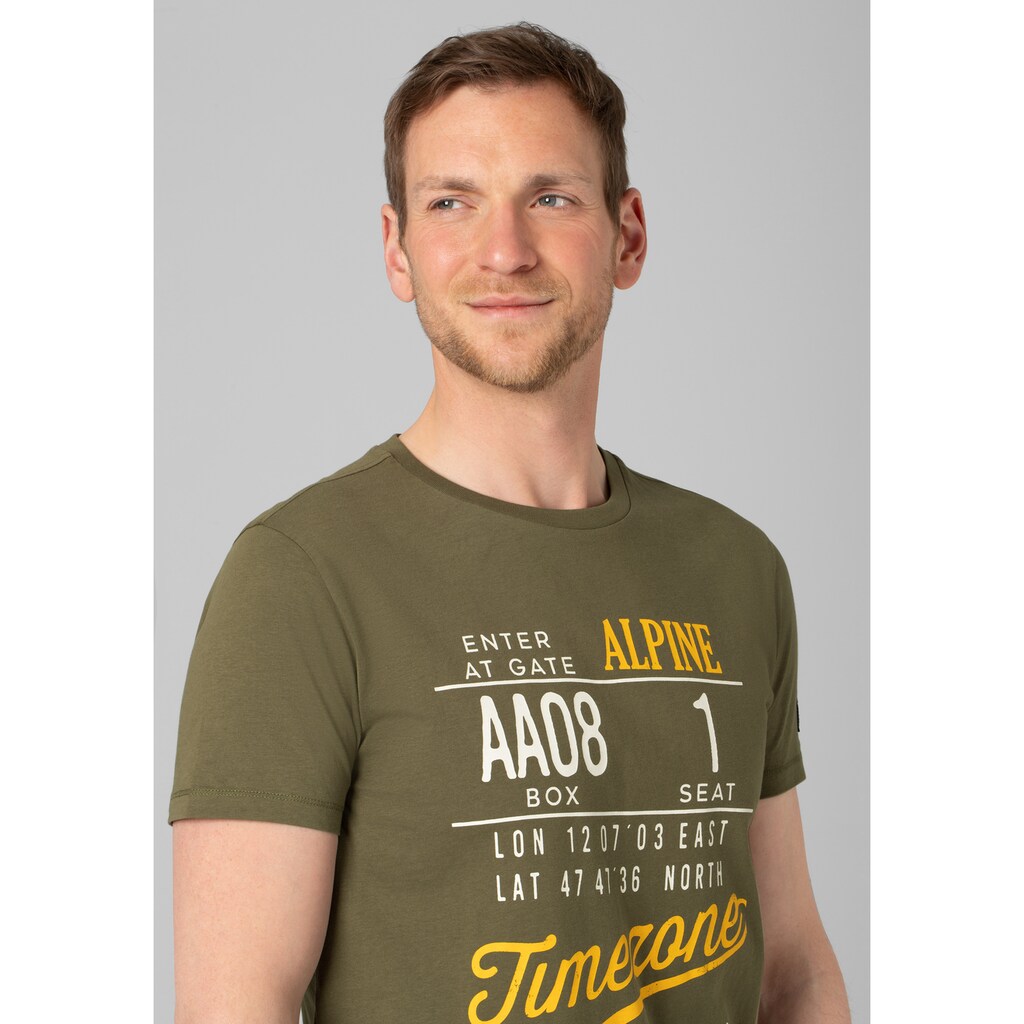 TIMEZONE T-Shirt »Alpine Ticket T-Shirt«