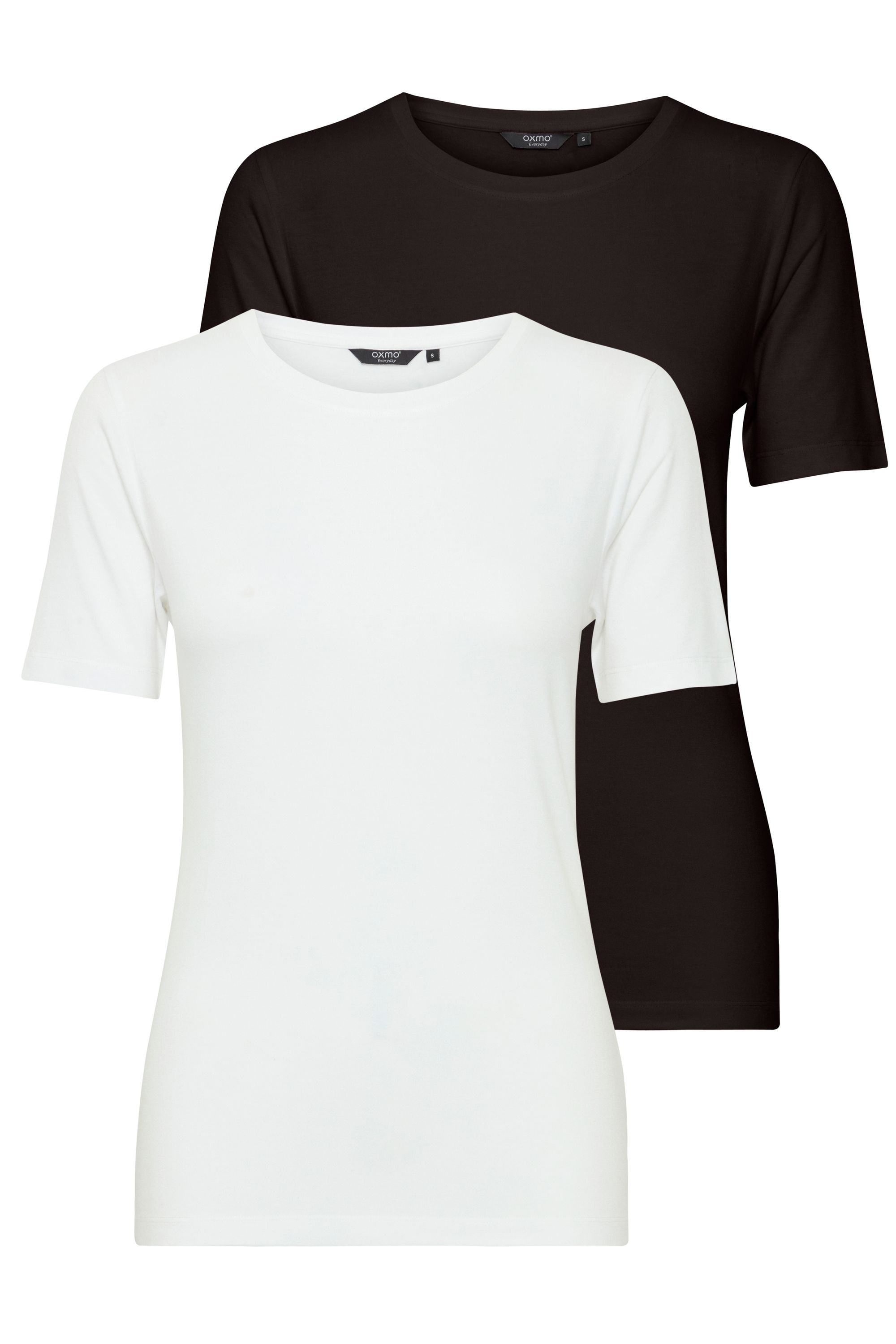 OXMO T-Shirt OMJessa 2Pack basic T-Shirt mit Rundhals günstig online kaufen