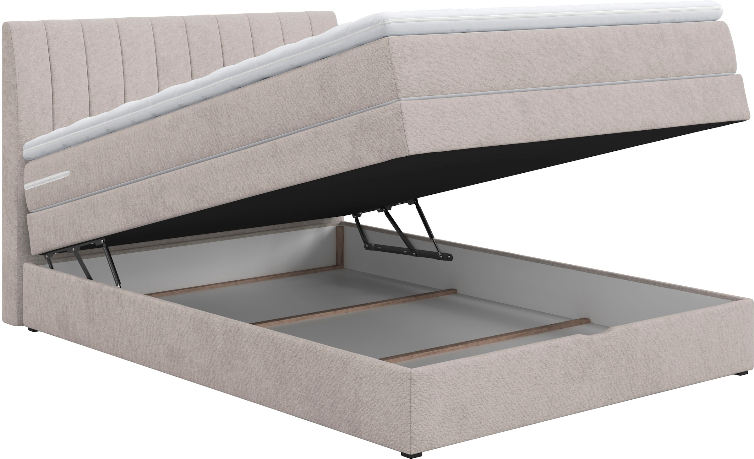 COTTA Boxspringbett »Shark inkl. Bettkasten und Topper«, erhältlich in den Breiten 140x200cm, 160x200cm und 180x200cm