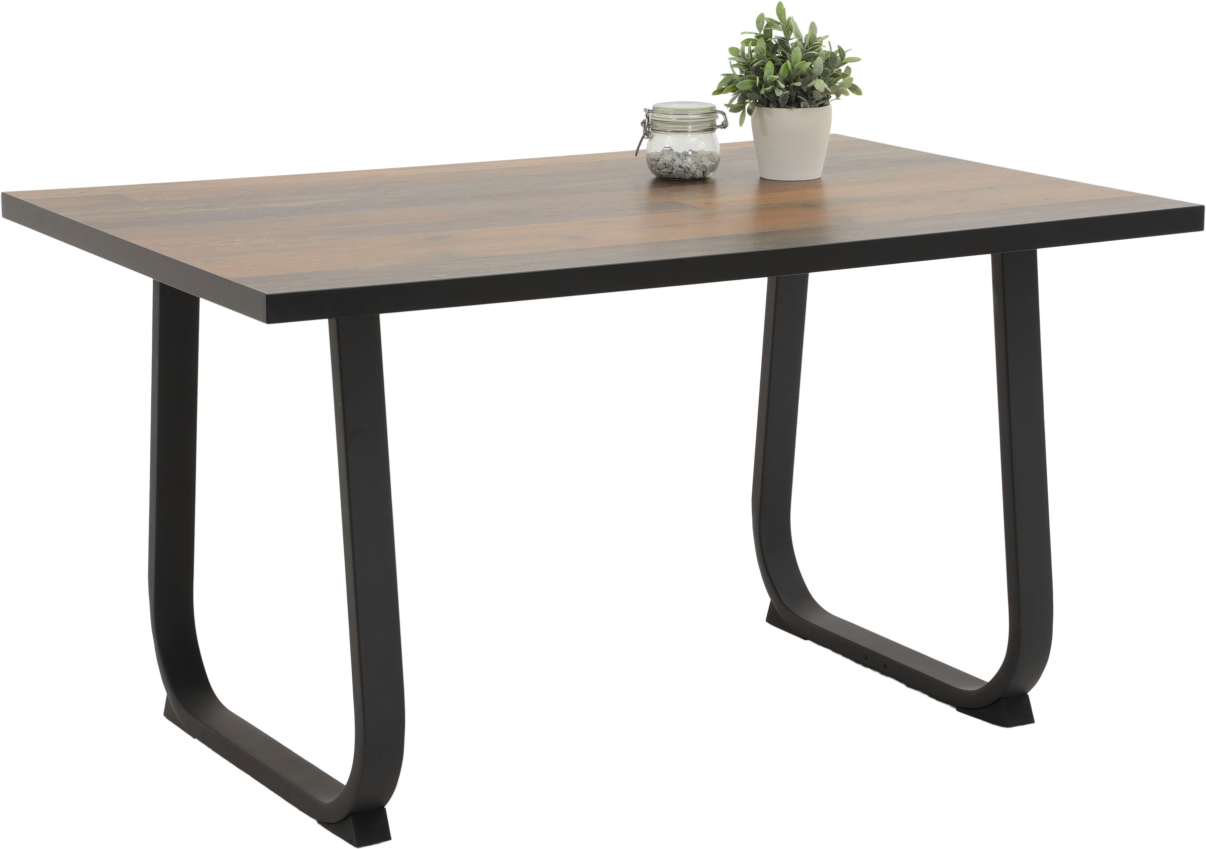 HELA Essgruppe "RUHR" 4 Stk. tlg. Kufentisch 140x90 cm, Schwingstuhl und Ba günstig online kaufen