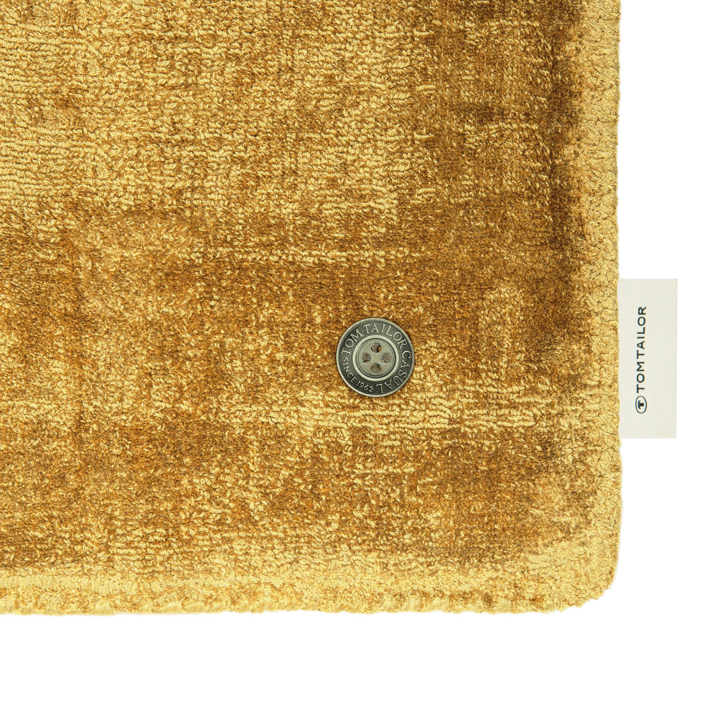 TOM TAILOR HOME Teppich »Shine uni«, rechteckig, 8 mm Höhe, Handweb Teppich, 100% Viskose, handgewebt, mit elegantem Schimmer