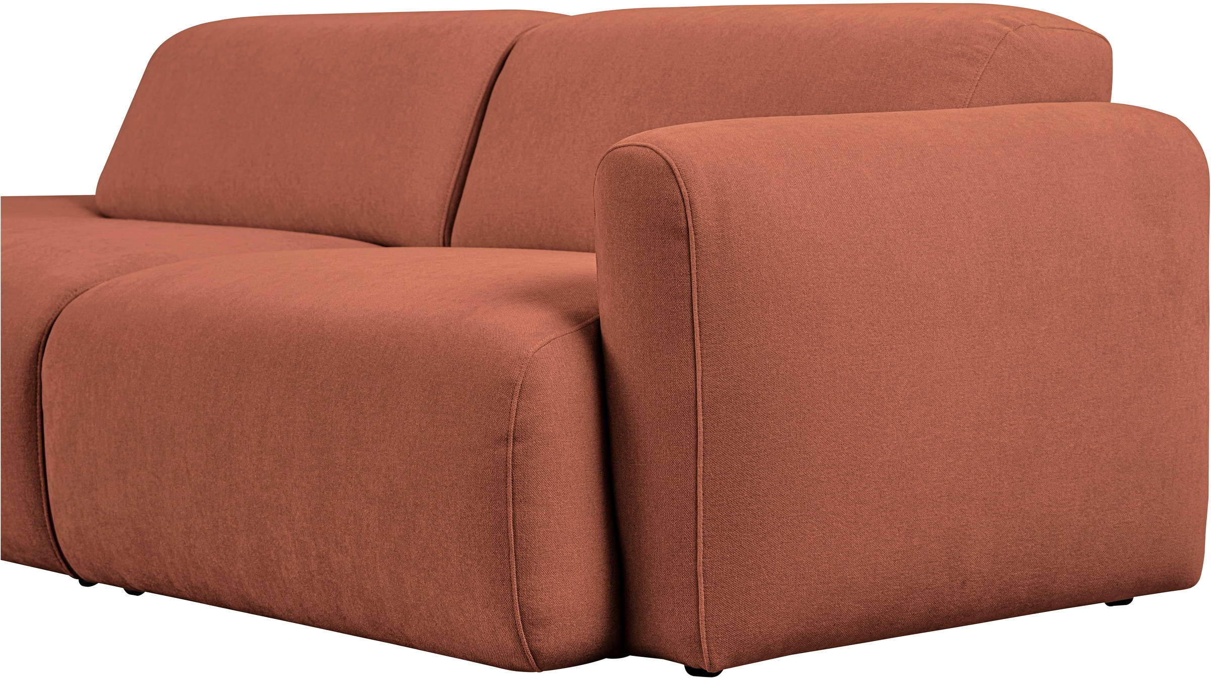 andas 2-Sitzer »Myrland«, Breite 220 cm, Chenille, Easy Clean Stoff, mit Kaltschaum